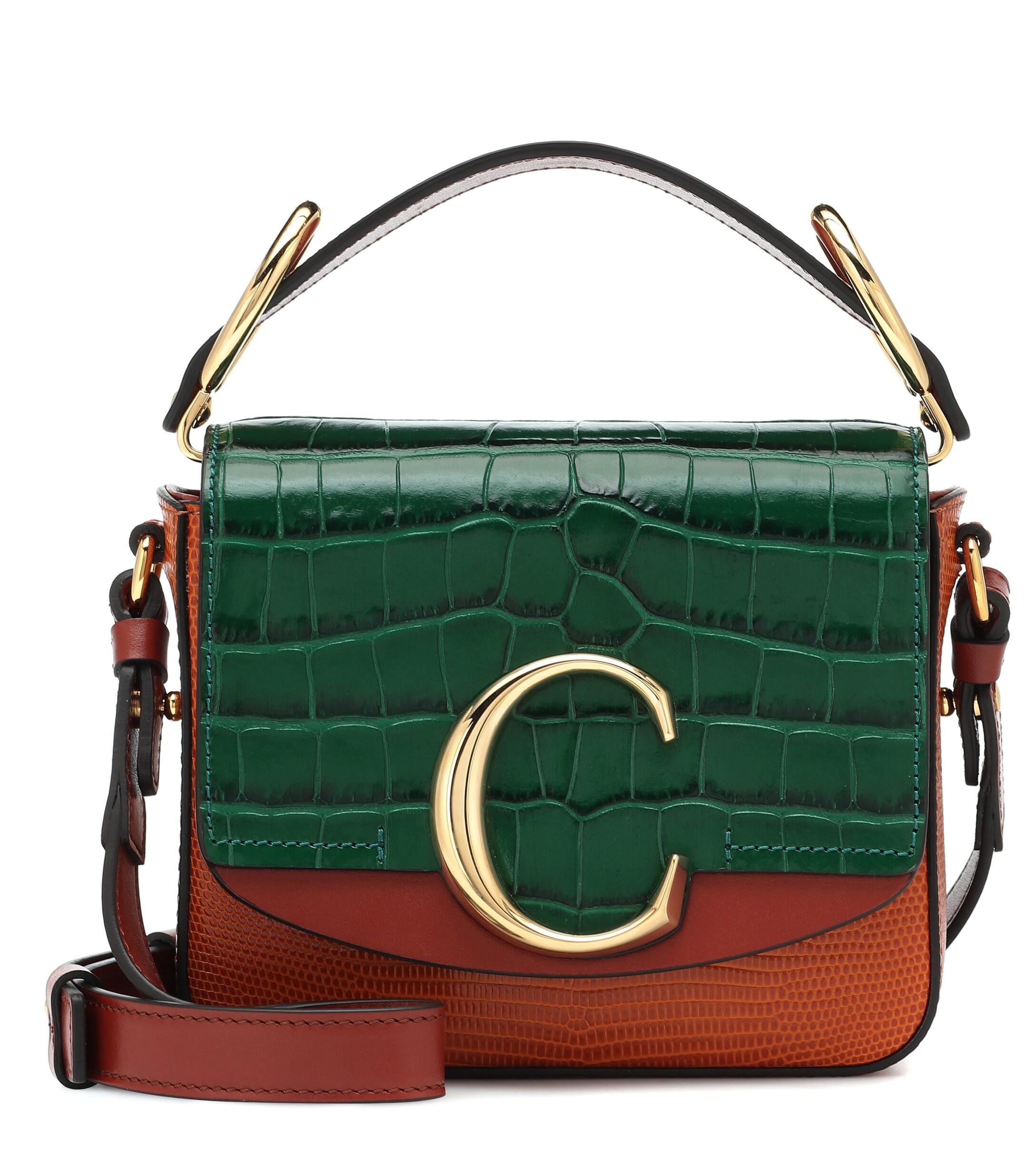 Chloé C Mini Leather Shoulder Bag Lyst