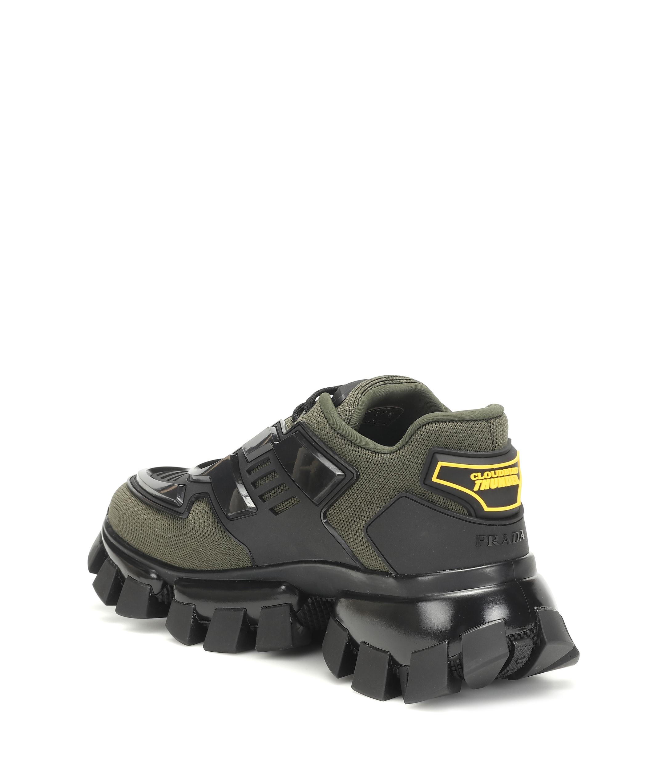 prada cloudbust lime green