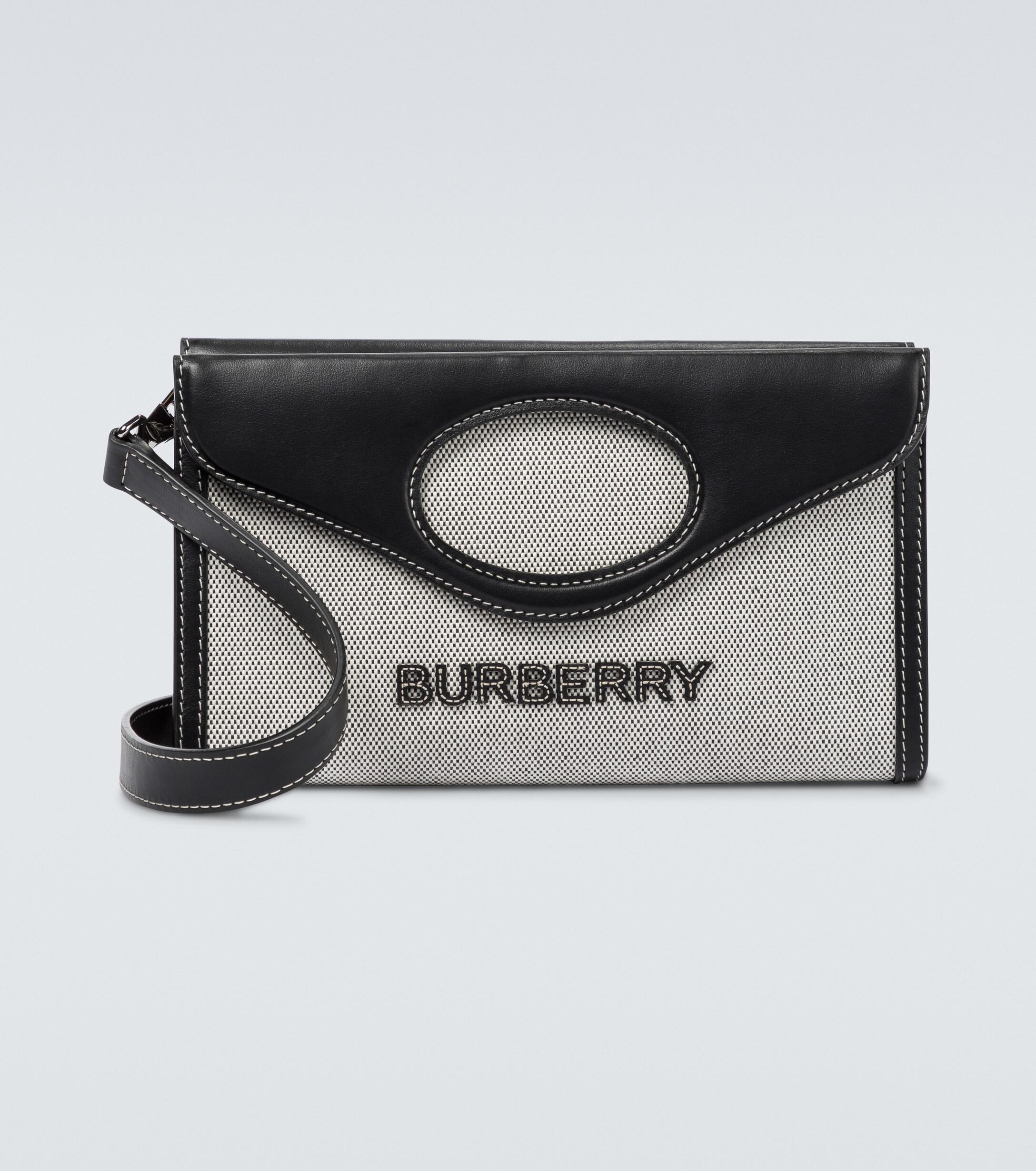 Burberry Foldover Pocket Bag in Black for Men | Lyst