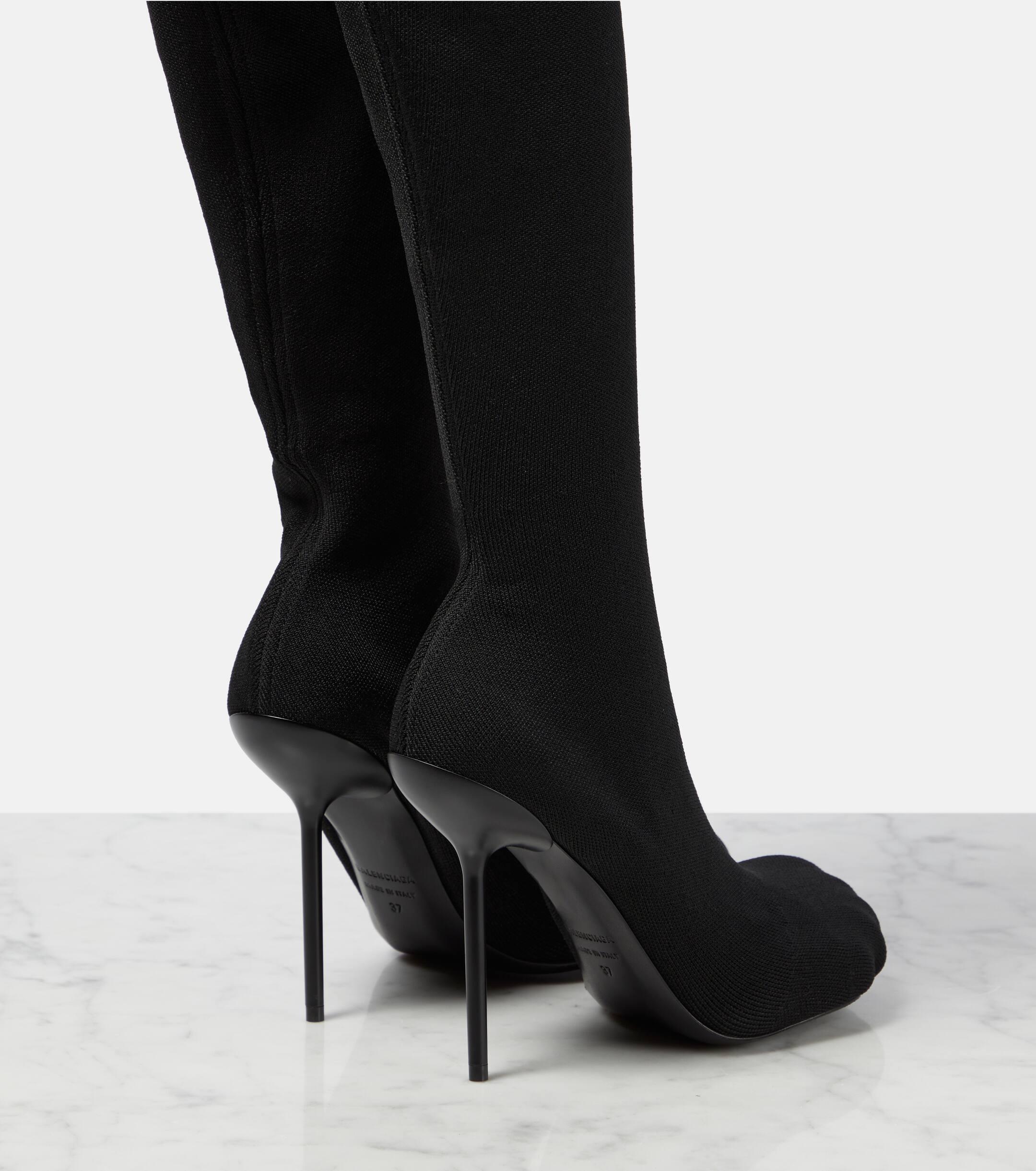 Balenciaga black hotsell sock boots