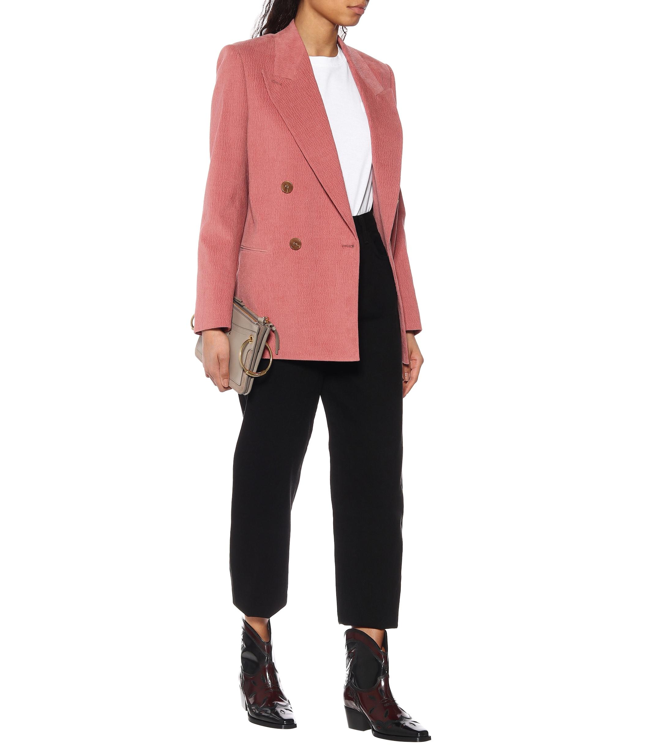 ganni low texas ankle boots