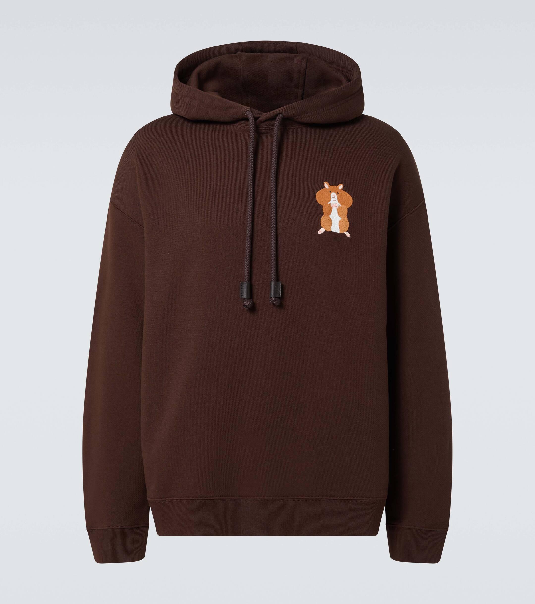 Loewe X Suna Fujita Cotton Jersey Hoodie in Brown for Men Lyst UK