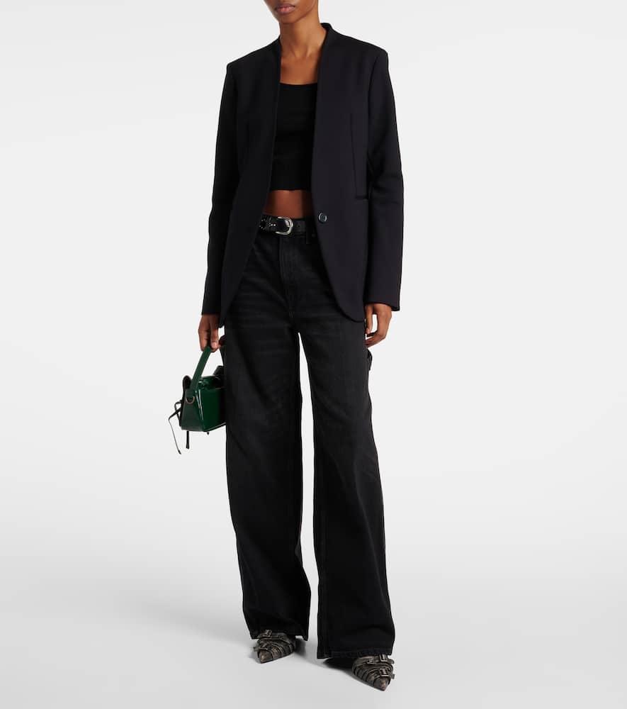 【Wolford】 Scubaシングル-breastedブレザー Wolford Scuba Single-Breasted Blazer in Blue | Lyst