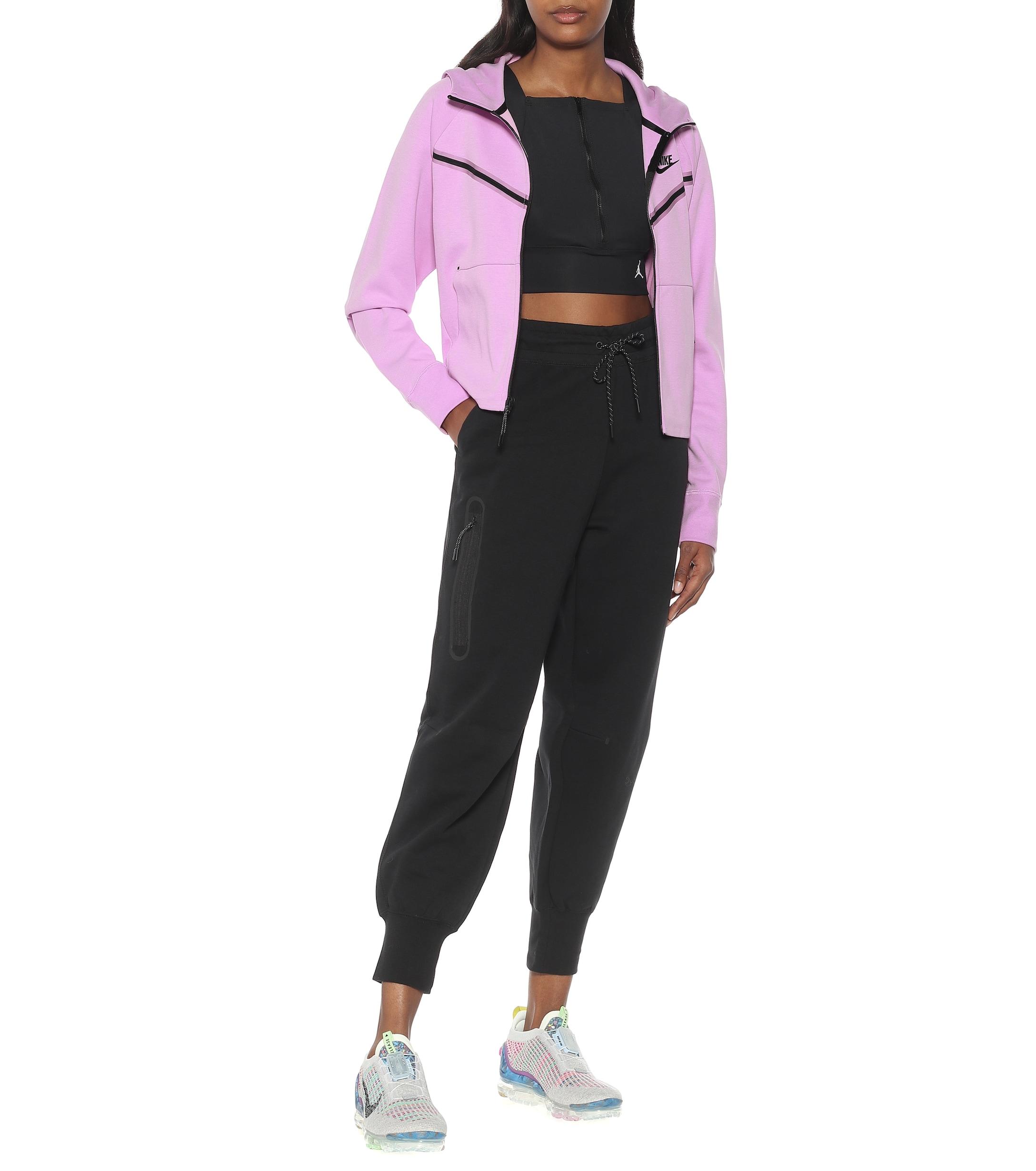 Nike Sportswear Tech Fleece Full-zip Long Sleeve in Pink | Lyst