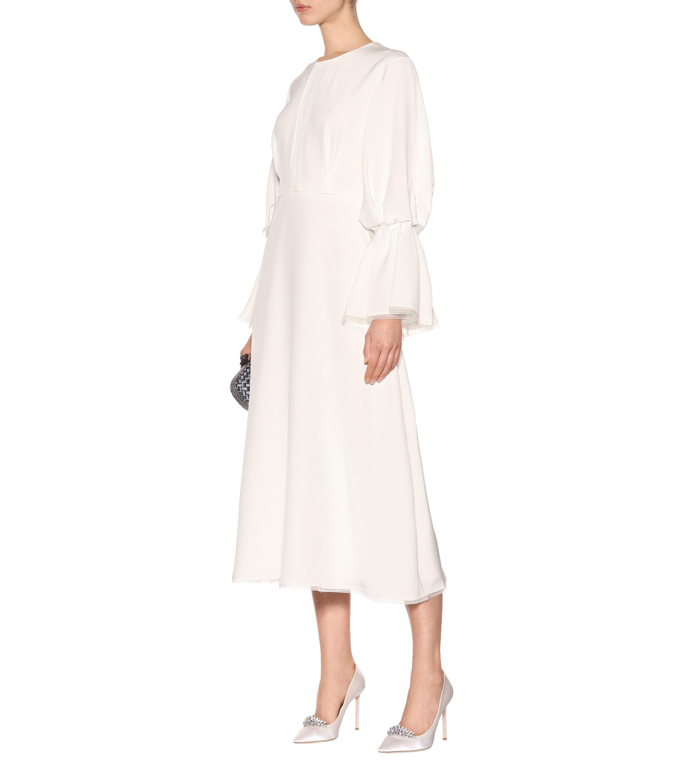 jimmy choo white satin