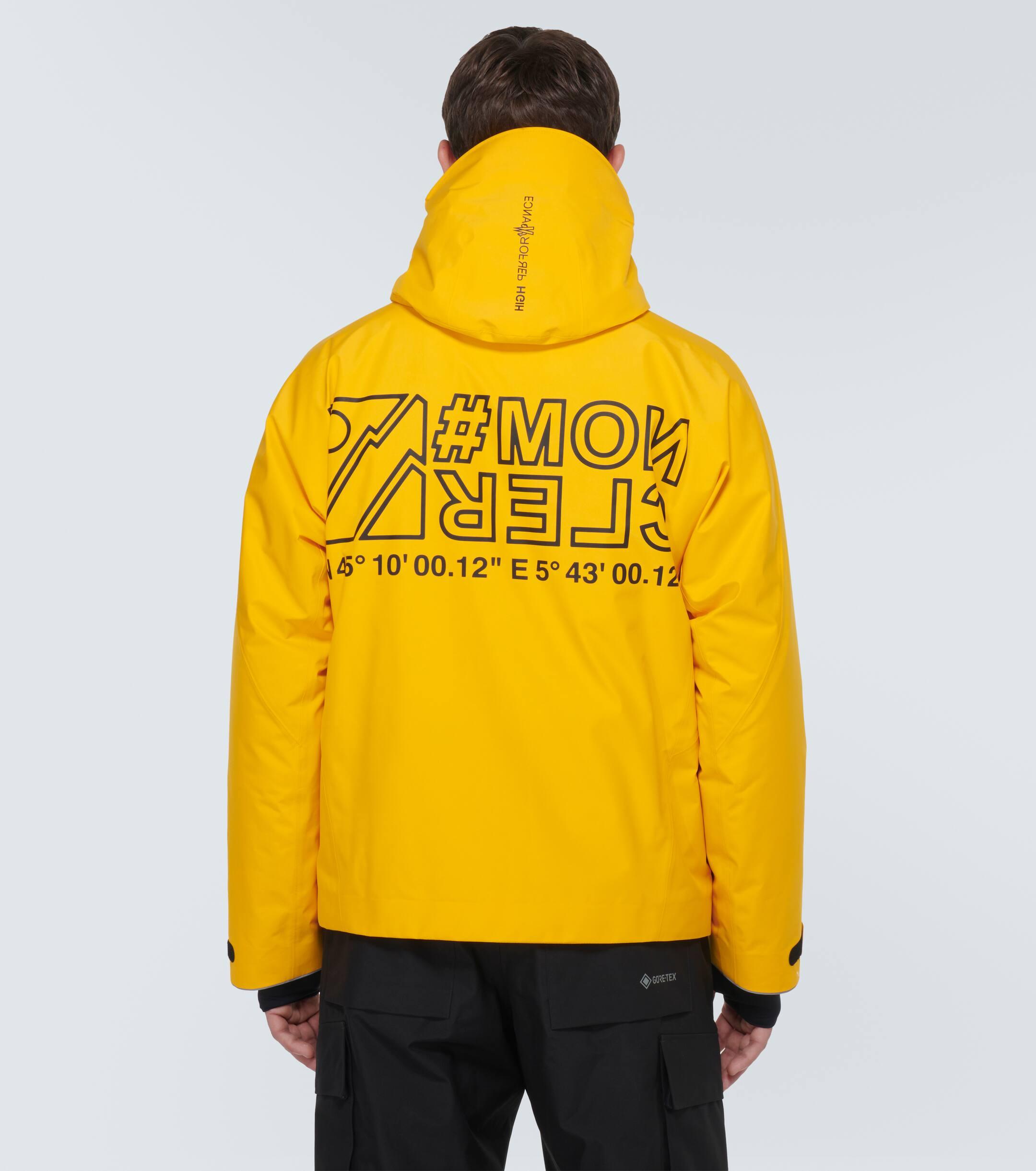 Moncler Moriond Ski Jacket In Gore-tex 2l in Yellow for Men | Lyst UK