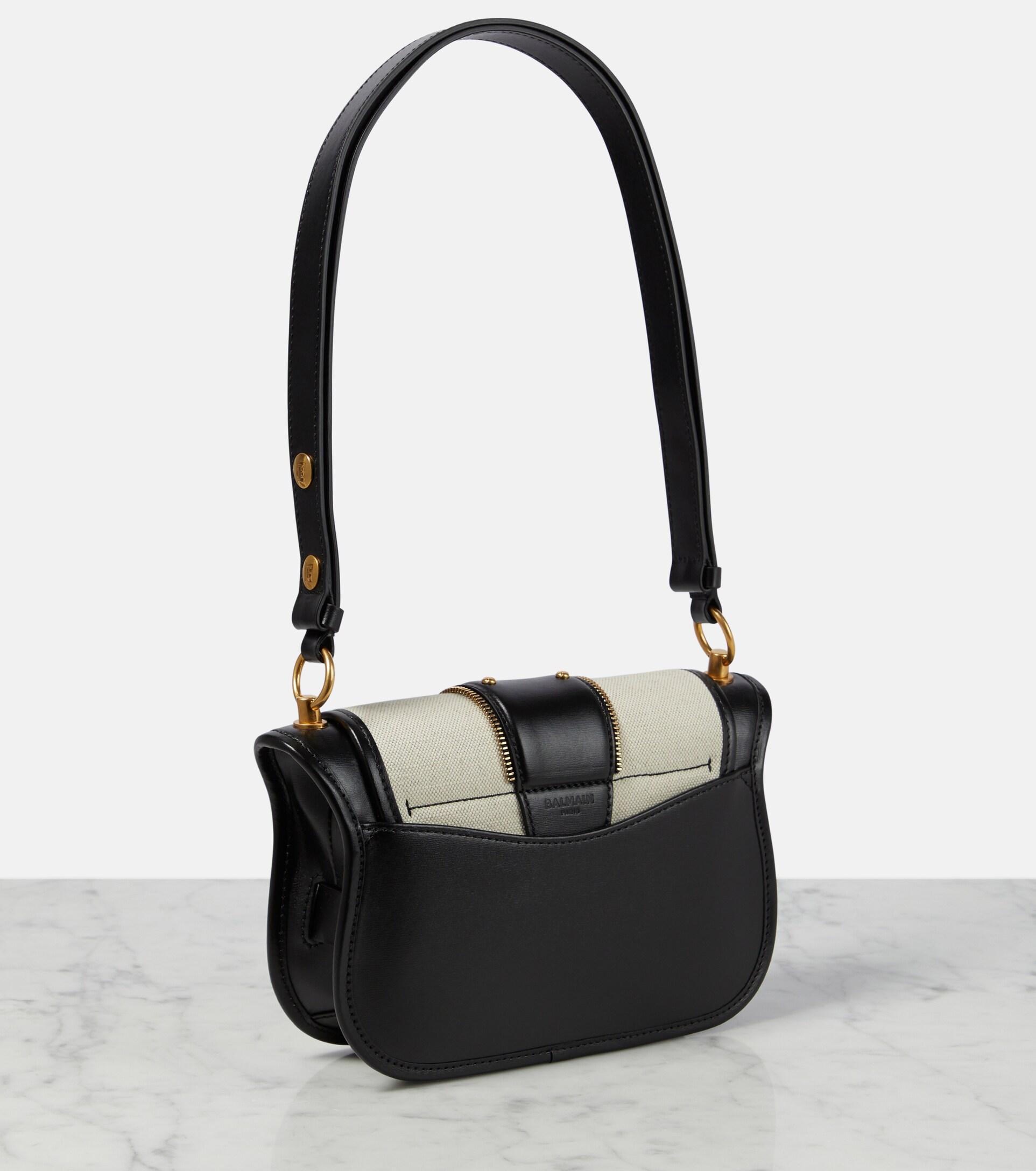 Balmain Leather Blaze Shoulder Bag