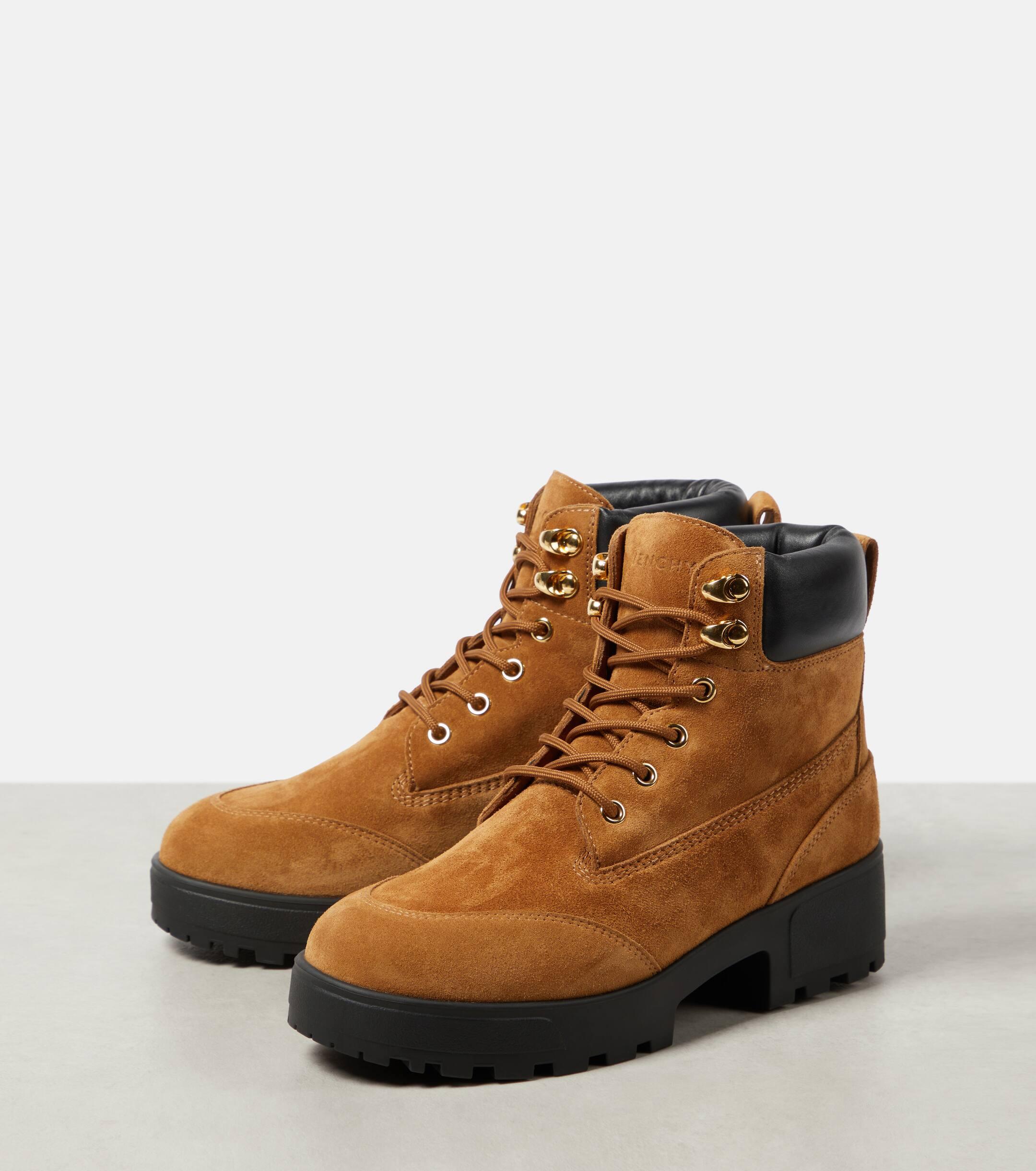 Givenchy Trekker Ankle Workboots in Brown | Lyst Canada