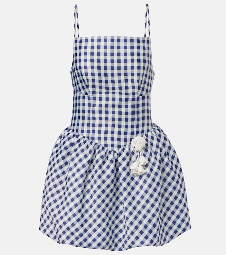 Self-Portrait Taffeta コントラスト リボンドレス Designer Self Portrait Taffeta Mini Dresses for Women - Up