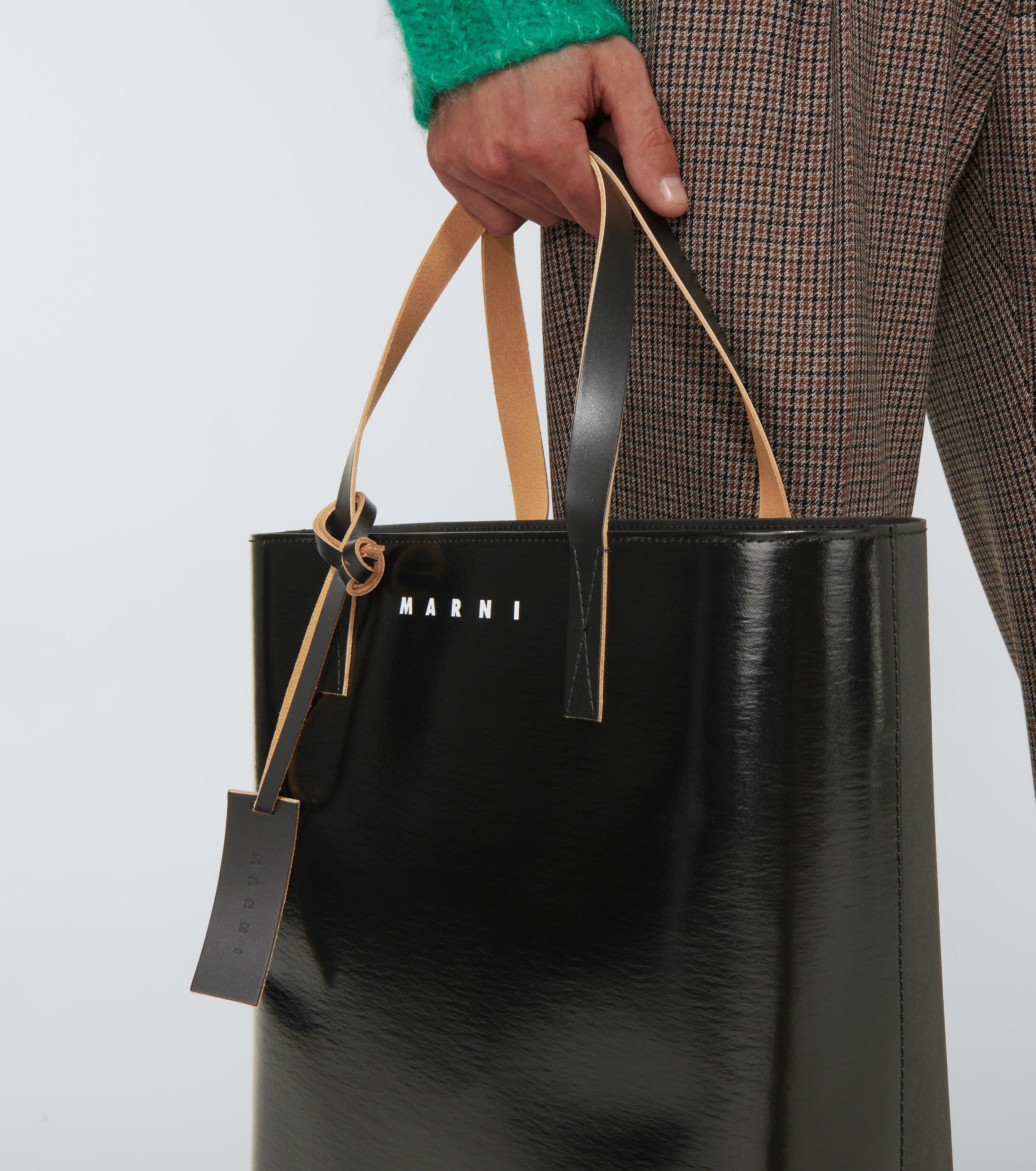 Marni – Tribeca Two-Tone Shopping Bag Pink/Grey