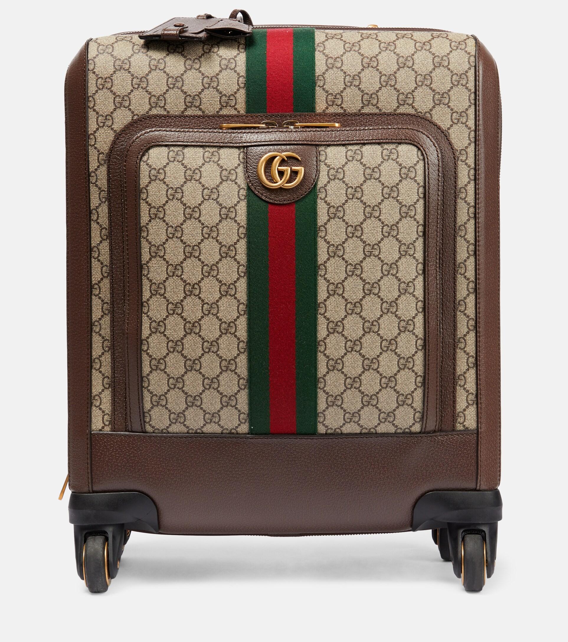 Gucci Savoy Small Carryon Suitcase in Brown Lyst