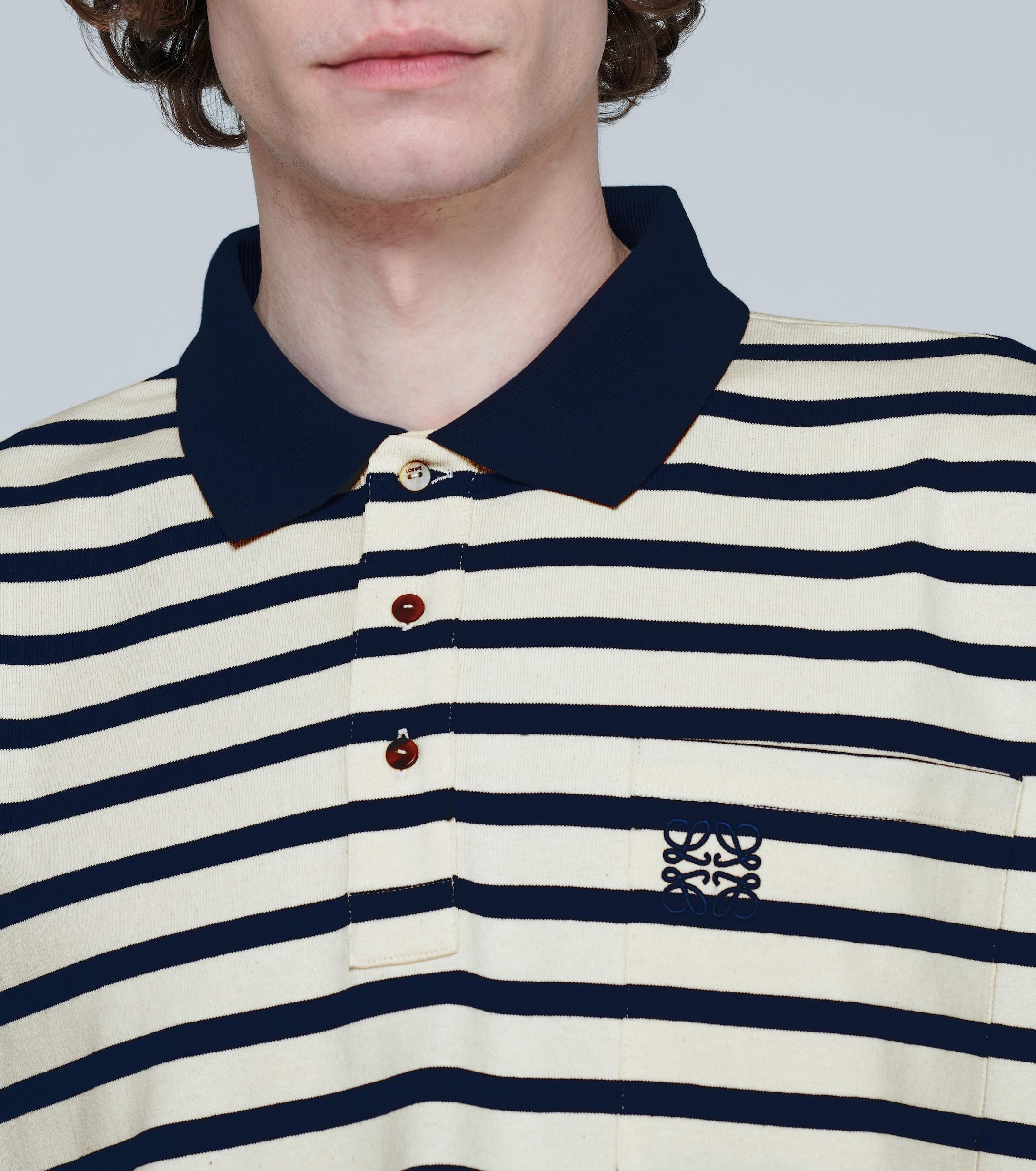 mens striped polo