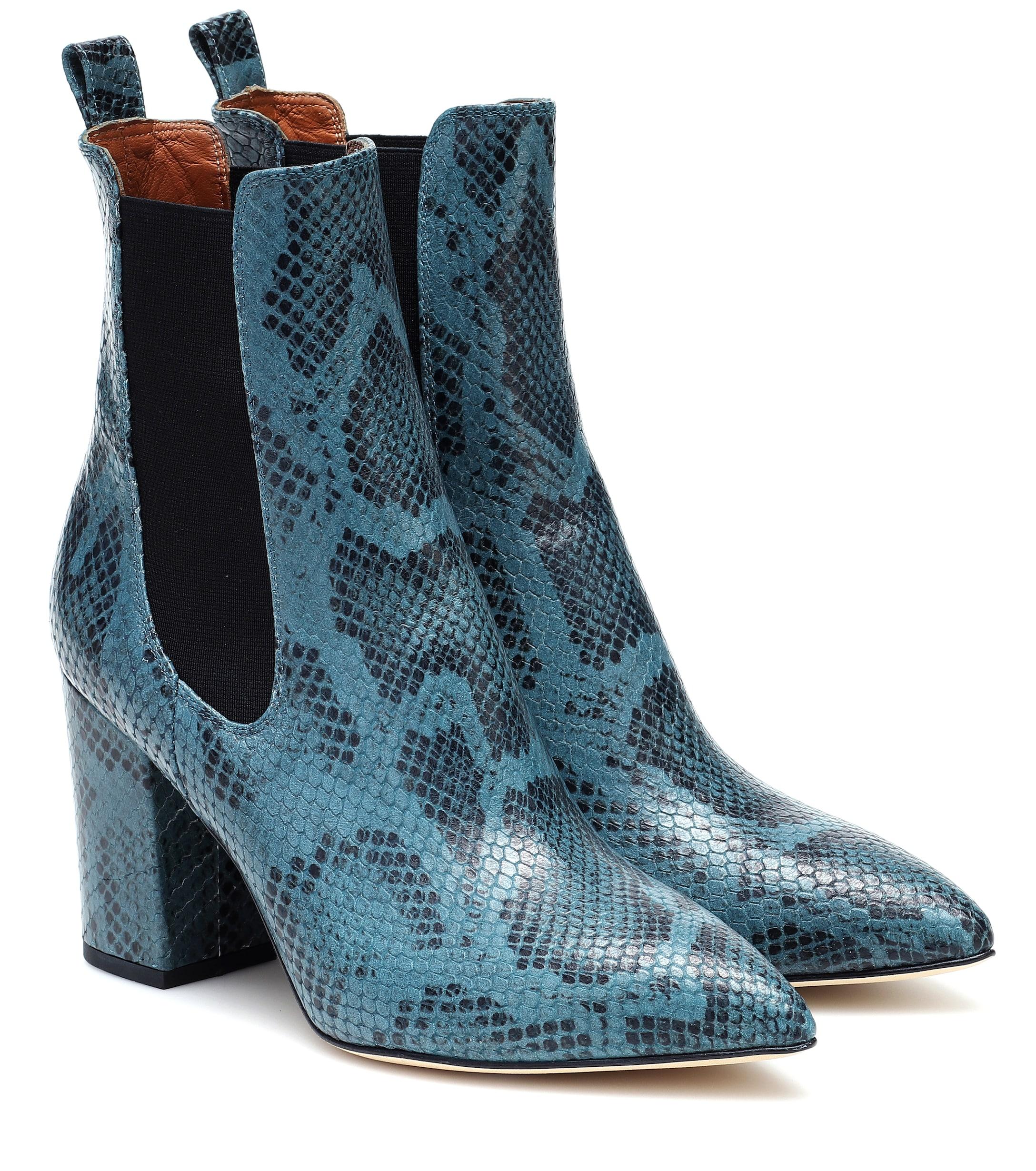 paris texas python ankle boots