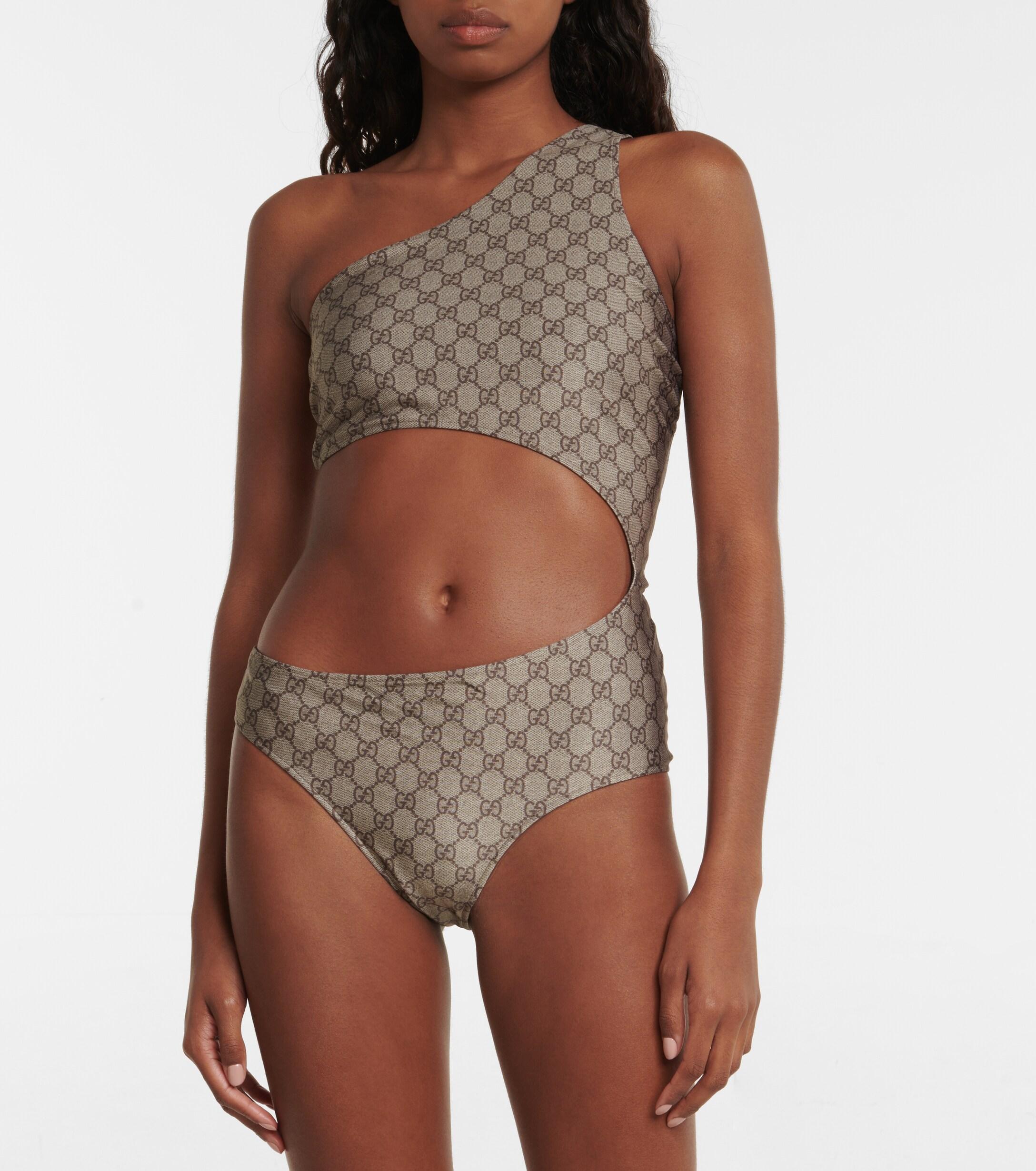 gucci high waisted swimsuit