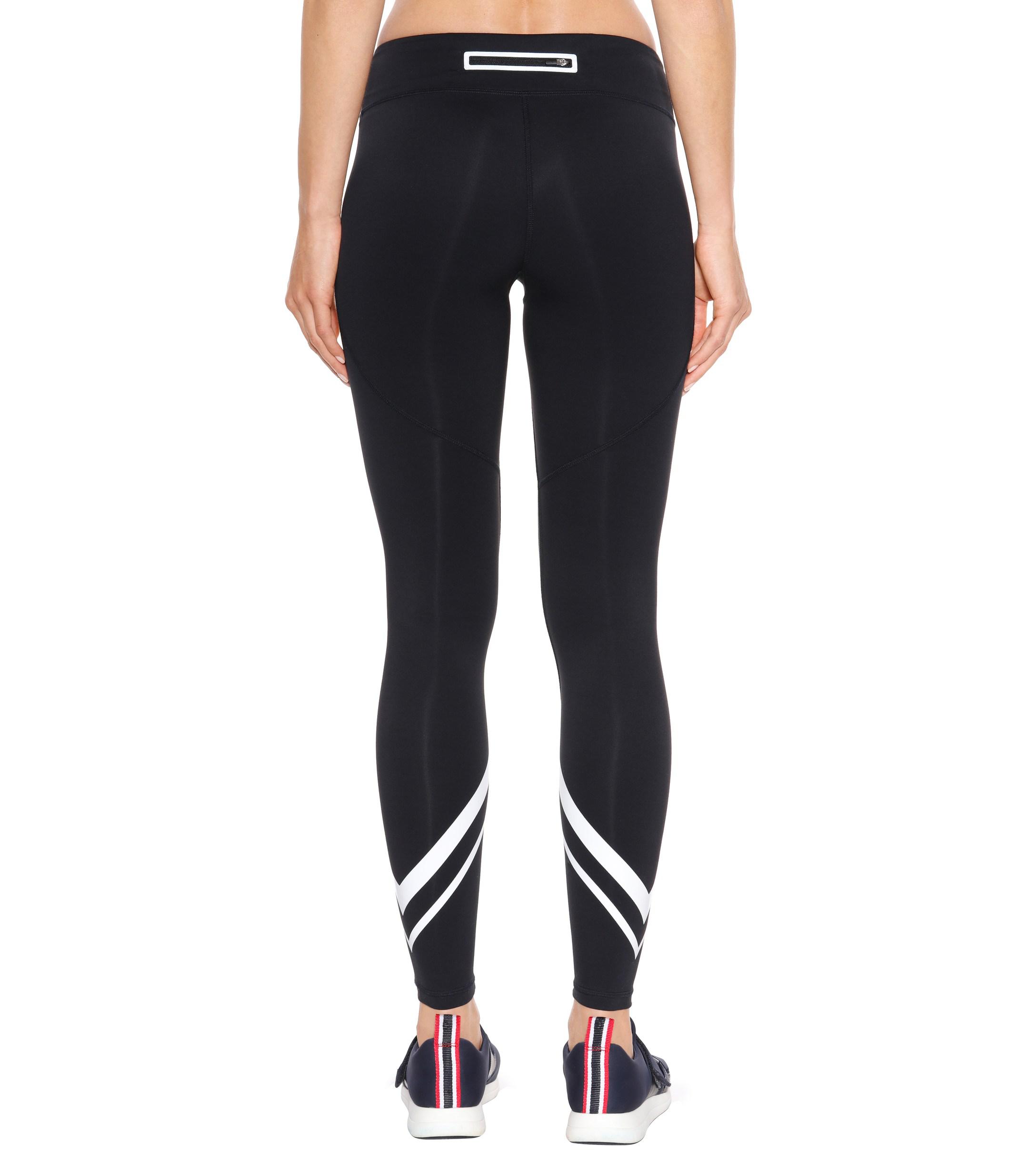 Tory Sport Synthetic Chevron Detail Leggings in Black - Save 41% - Lyst