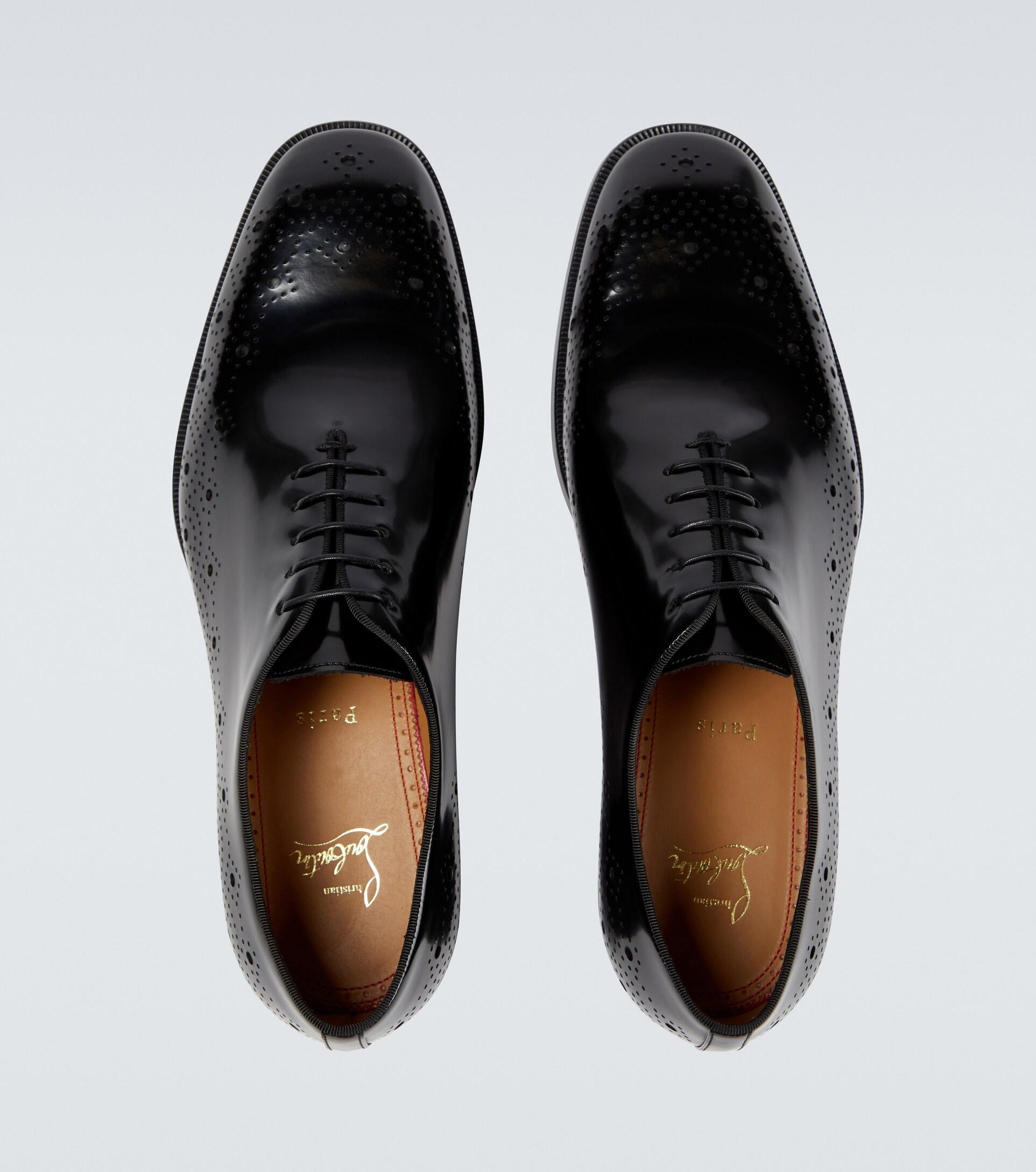 Christian Louboutin Corteobello Oxford Shoes in Black for Men