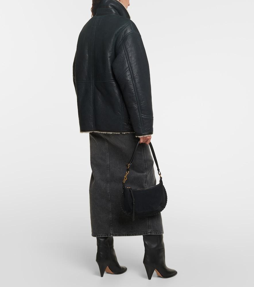 Women's Astana Sheepskin Coat In Faded Black