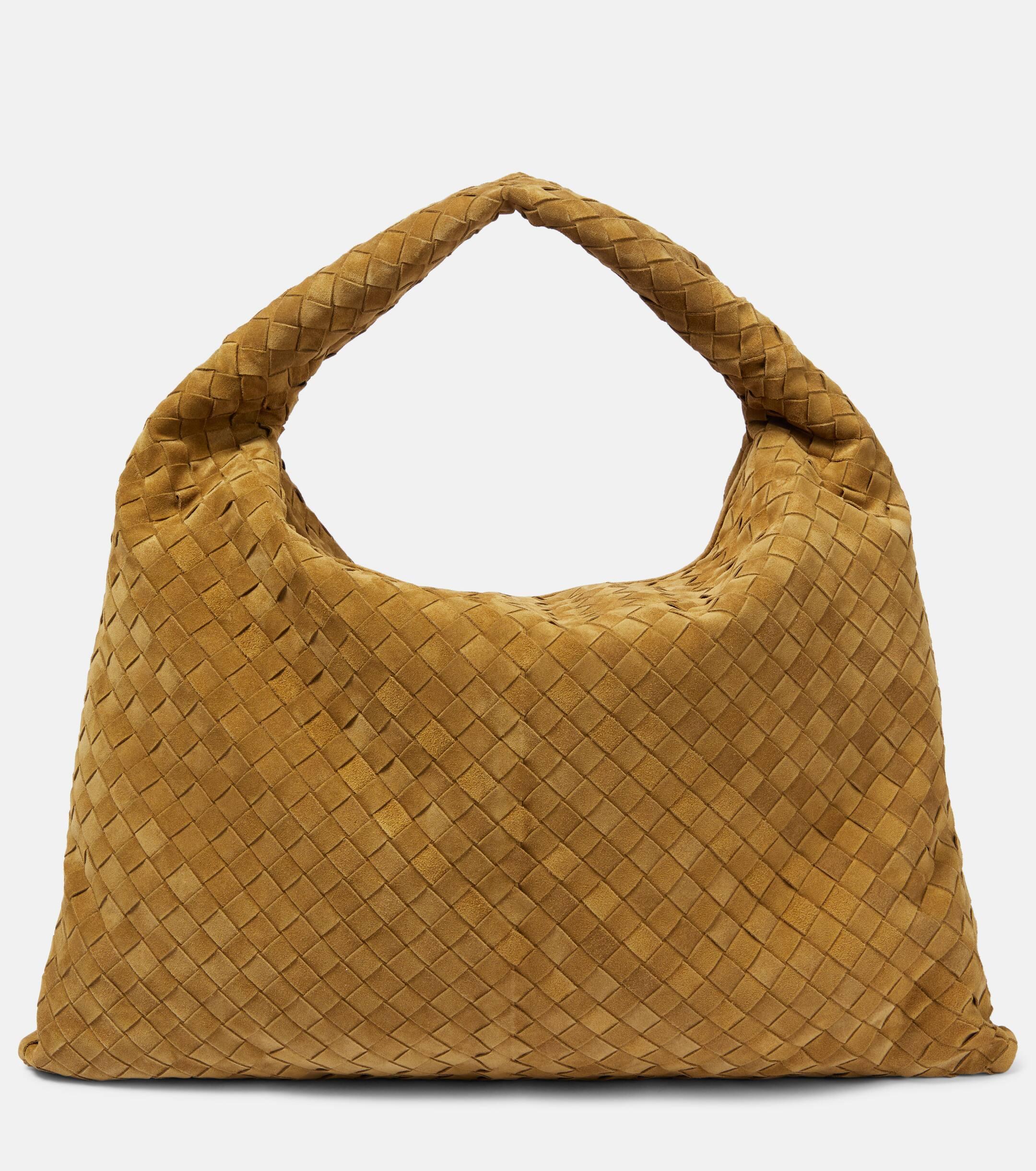 Bottega Veneta Hop Large Suede Tote Bag in Brown Lyst UK - Main Image