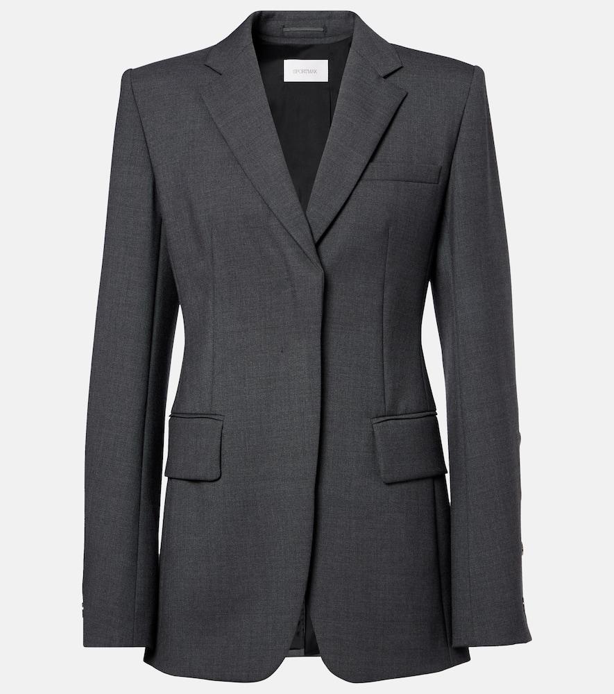 ジャケット SPORTMAX SINGLE BREASTED STRETCH VISCOSE BLAZER Viscose blazer polyester black | Max Mara