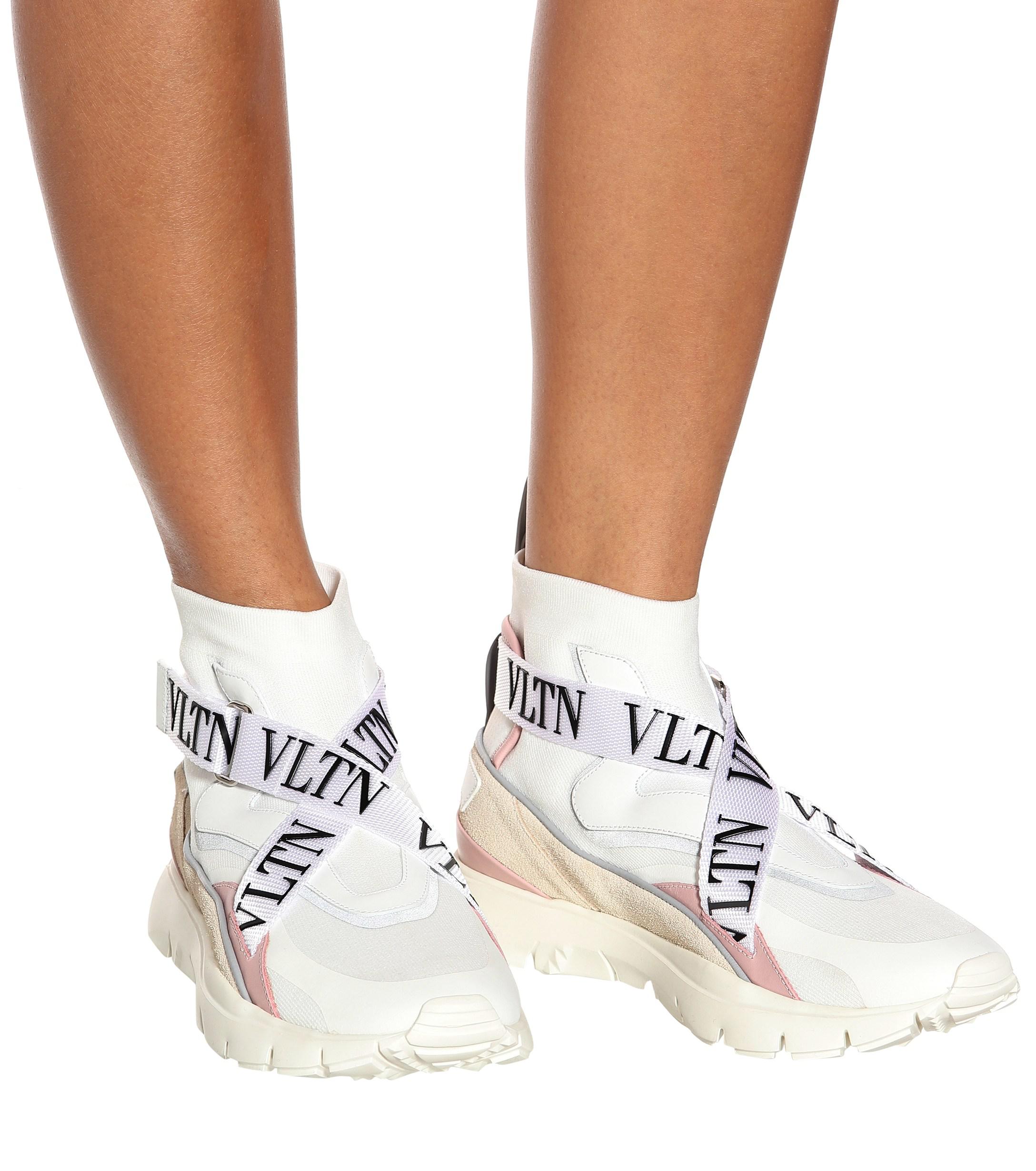 Basket chaussette valentino hotsell