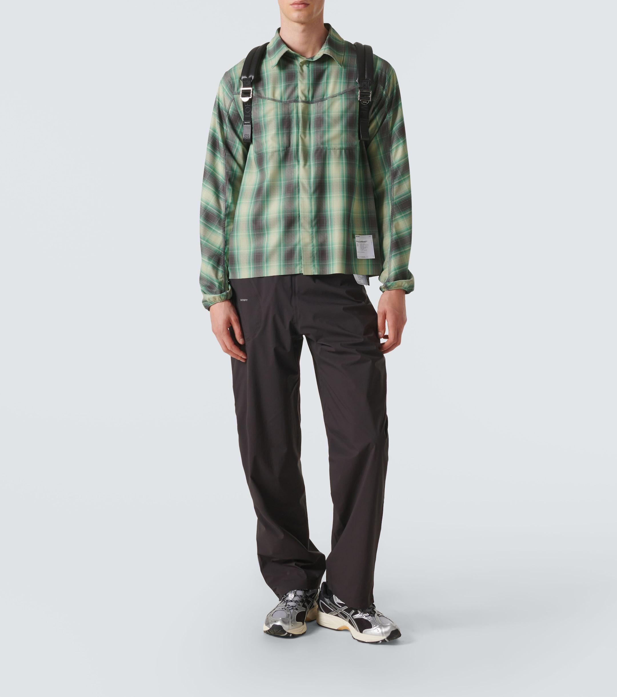 Chemise Satisfy Running PeaceShell River Verte à Carreaux - Taille S En Parfait état