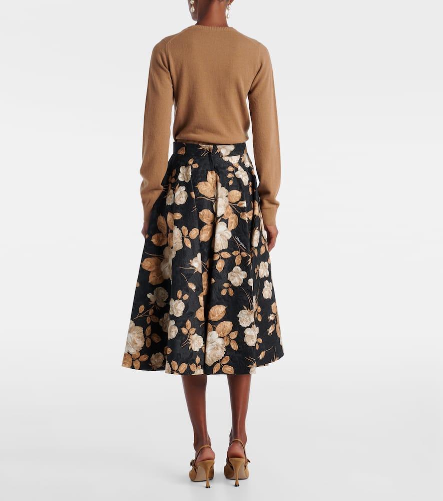 スカート DOLCE & GABBANA PRINTED STRETCH SATIN SKIRT Designer skirts: mini, maxi, long, midì | Dolce&Gabbana®