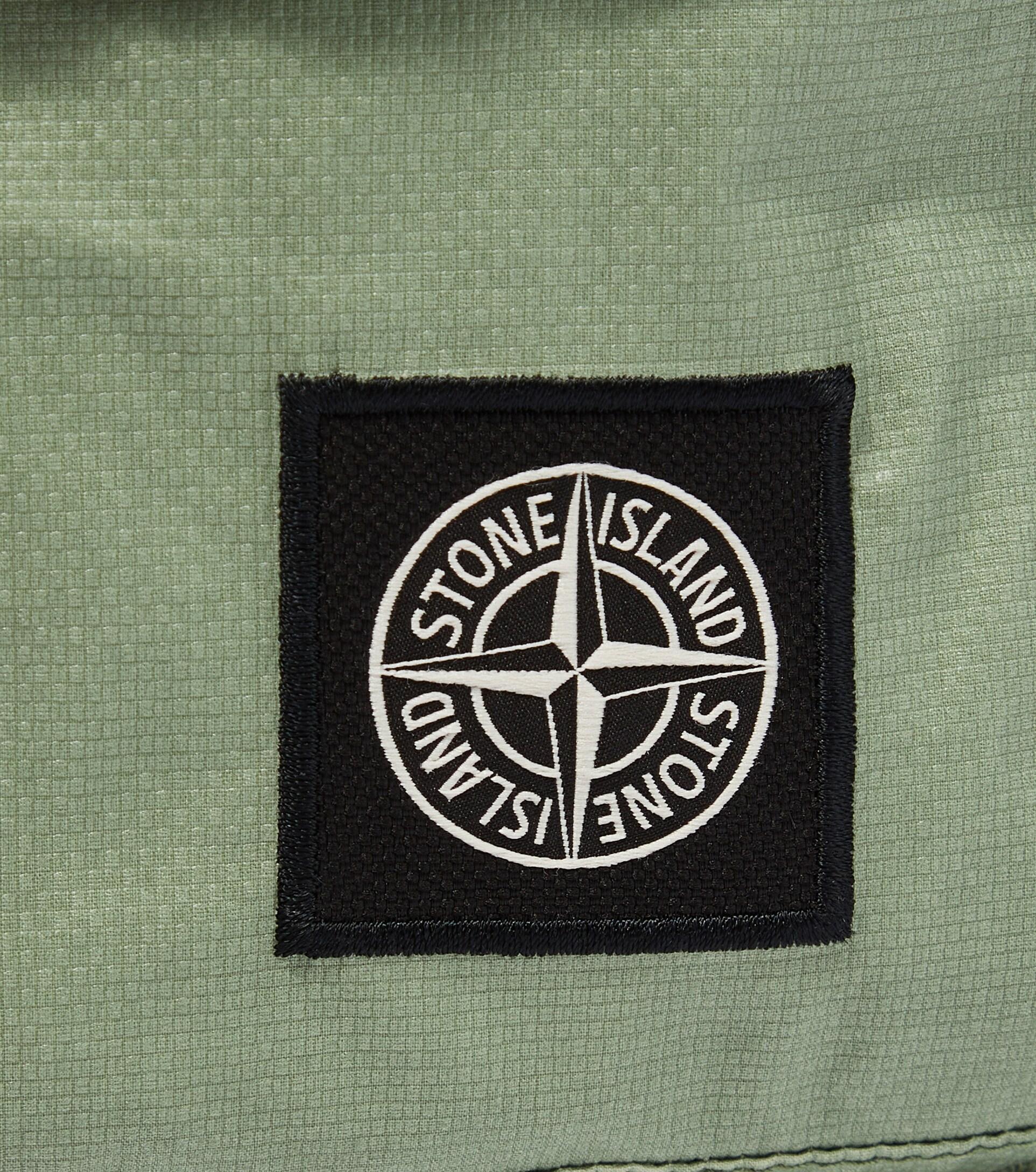 Stone Island Logo Crossbody Bag in Green for Men | Lyst