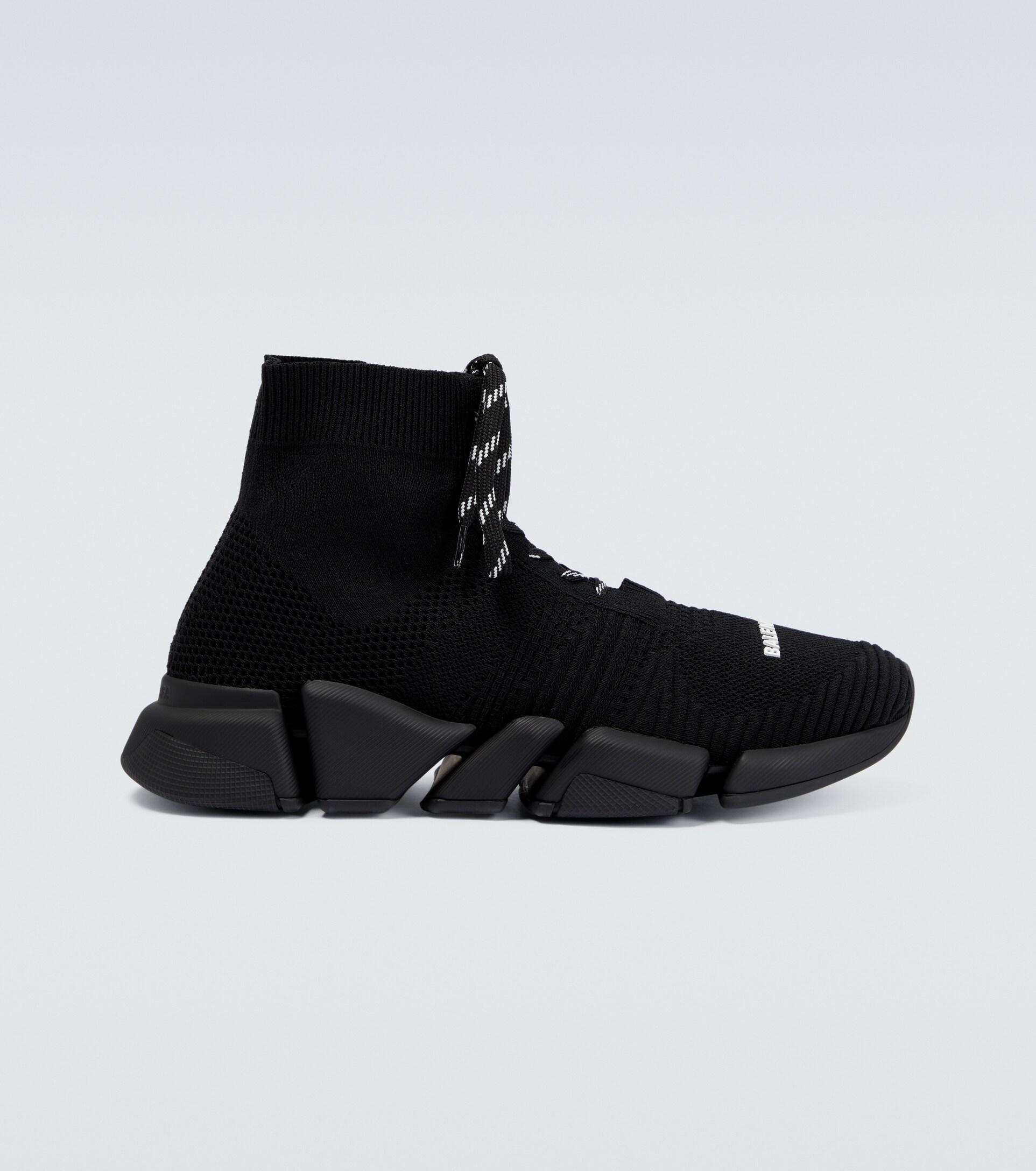 Balenciaga Speed 2.0 Lace-up Sneakers in Black for Men | Lyst