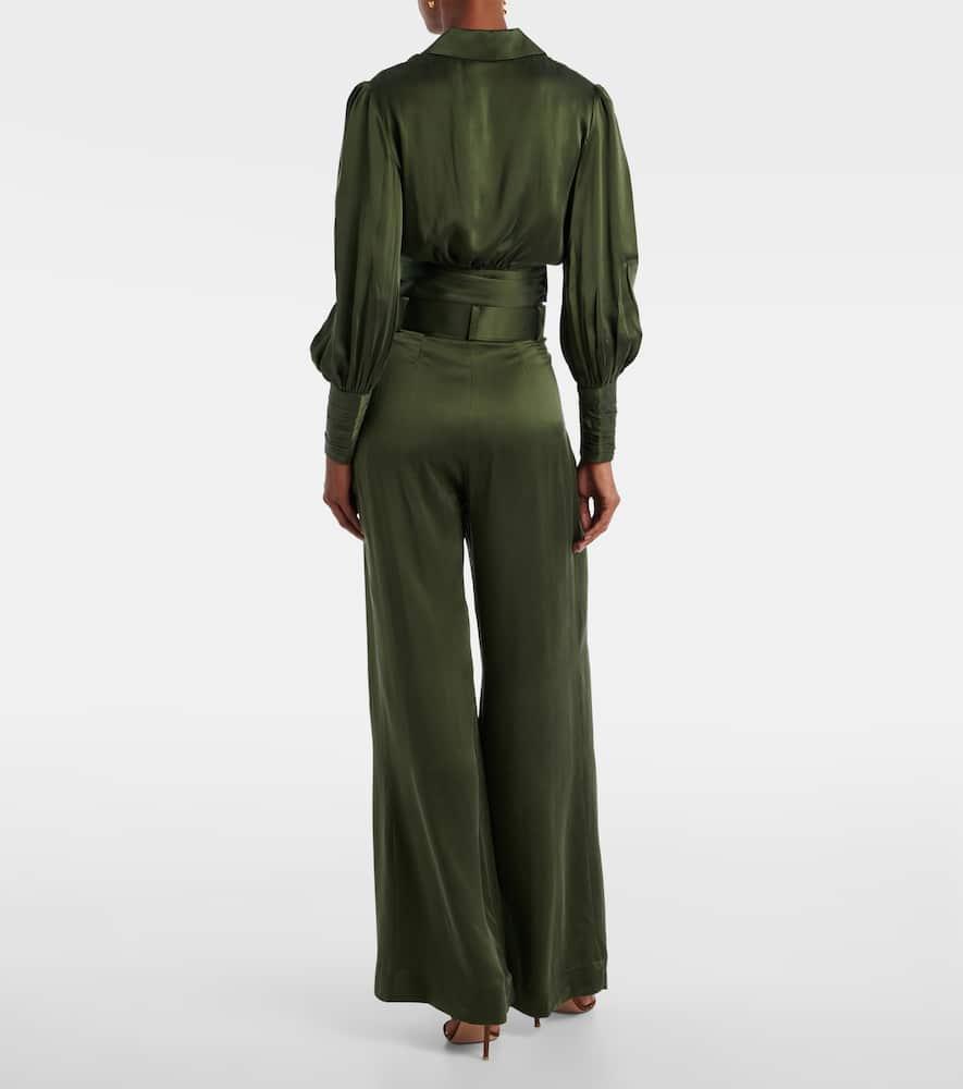 パンツ ZIMMERMANN Woman Pants Green 2151PR25R KHA 25479981_55690690_600.jpg