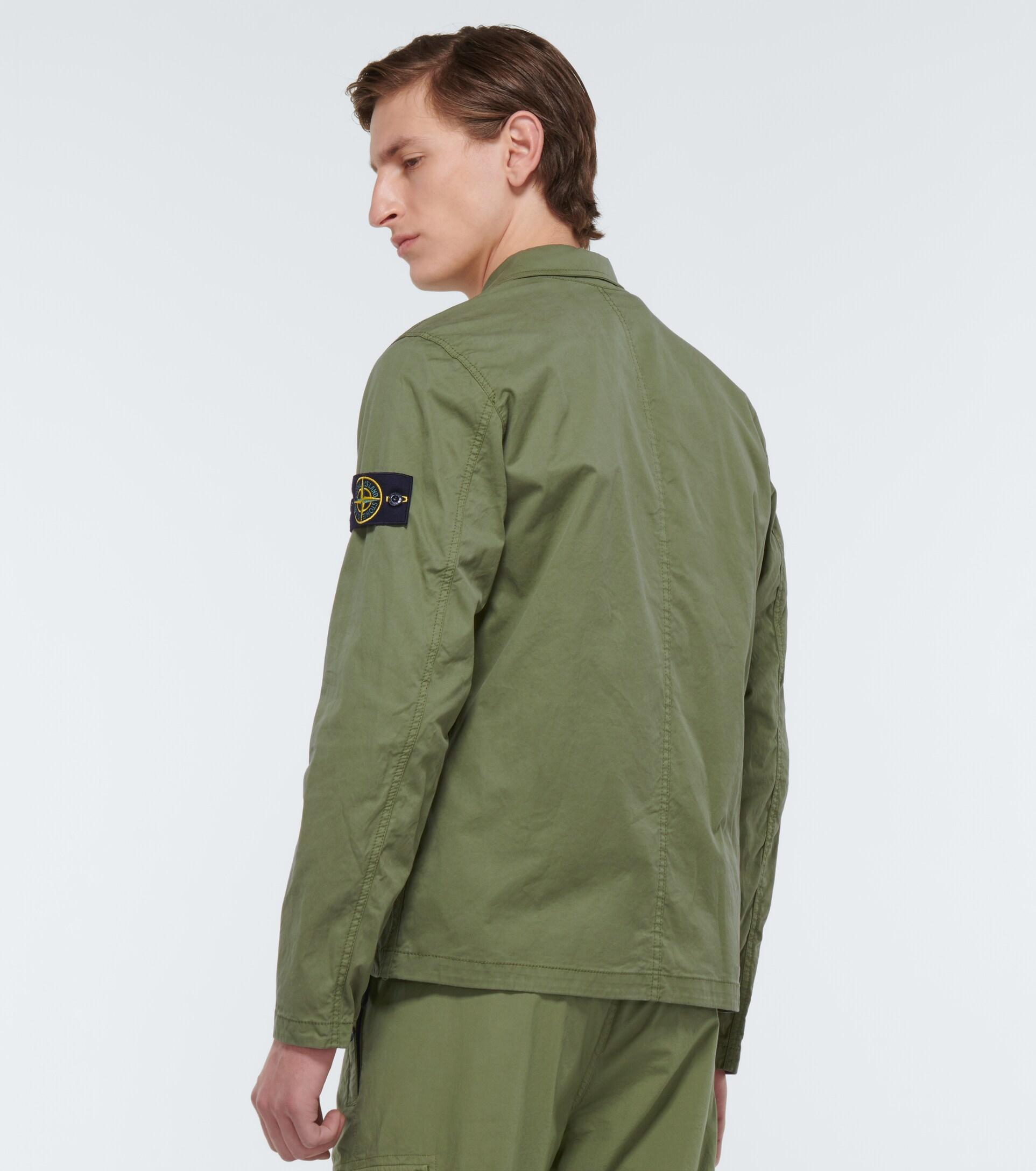 Olive stone on sale island overshirt