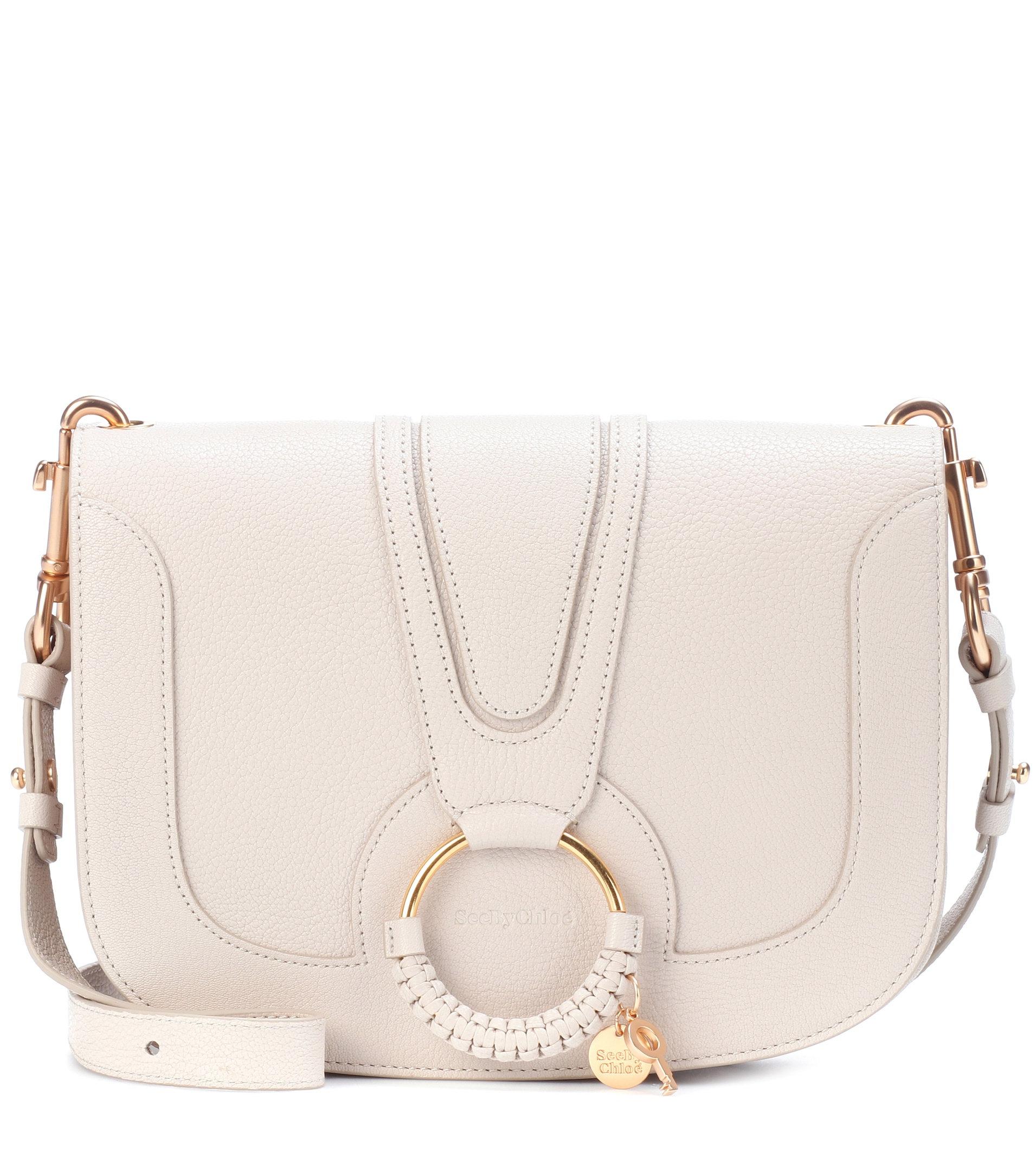 Viewer The alps end point See By Chloé Hana Medium Leather Shoulder Bag in White | Lyst