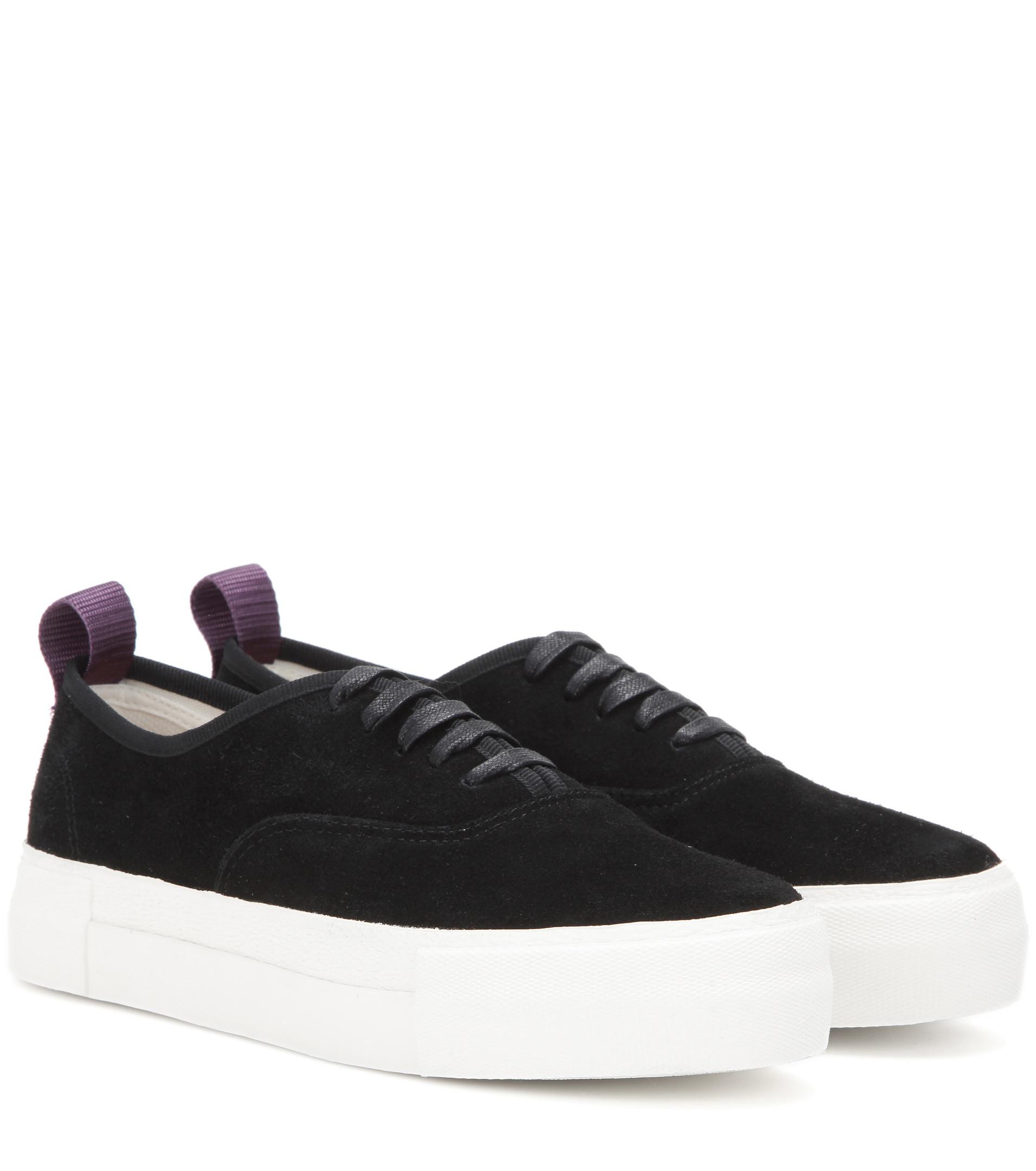 Eytys Mother Black Suede Trainers 