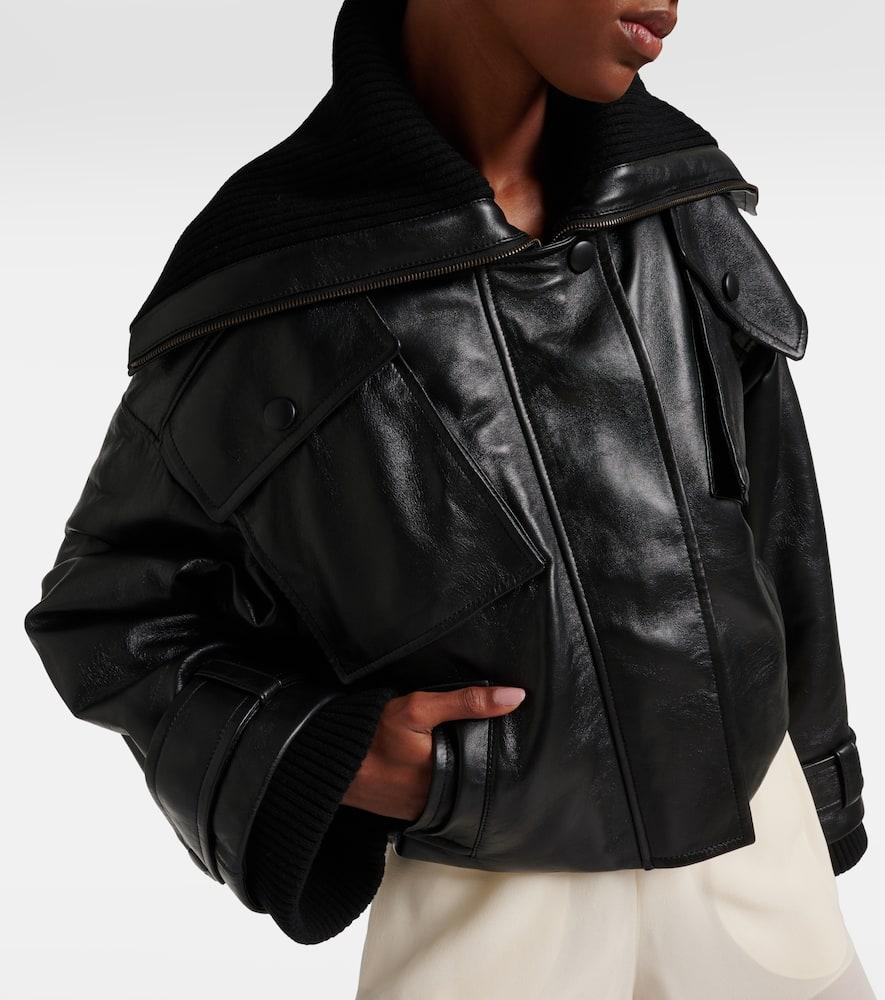 chloe-black-Cropped-Leather-