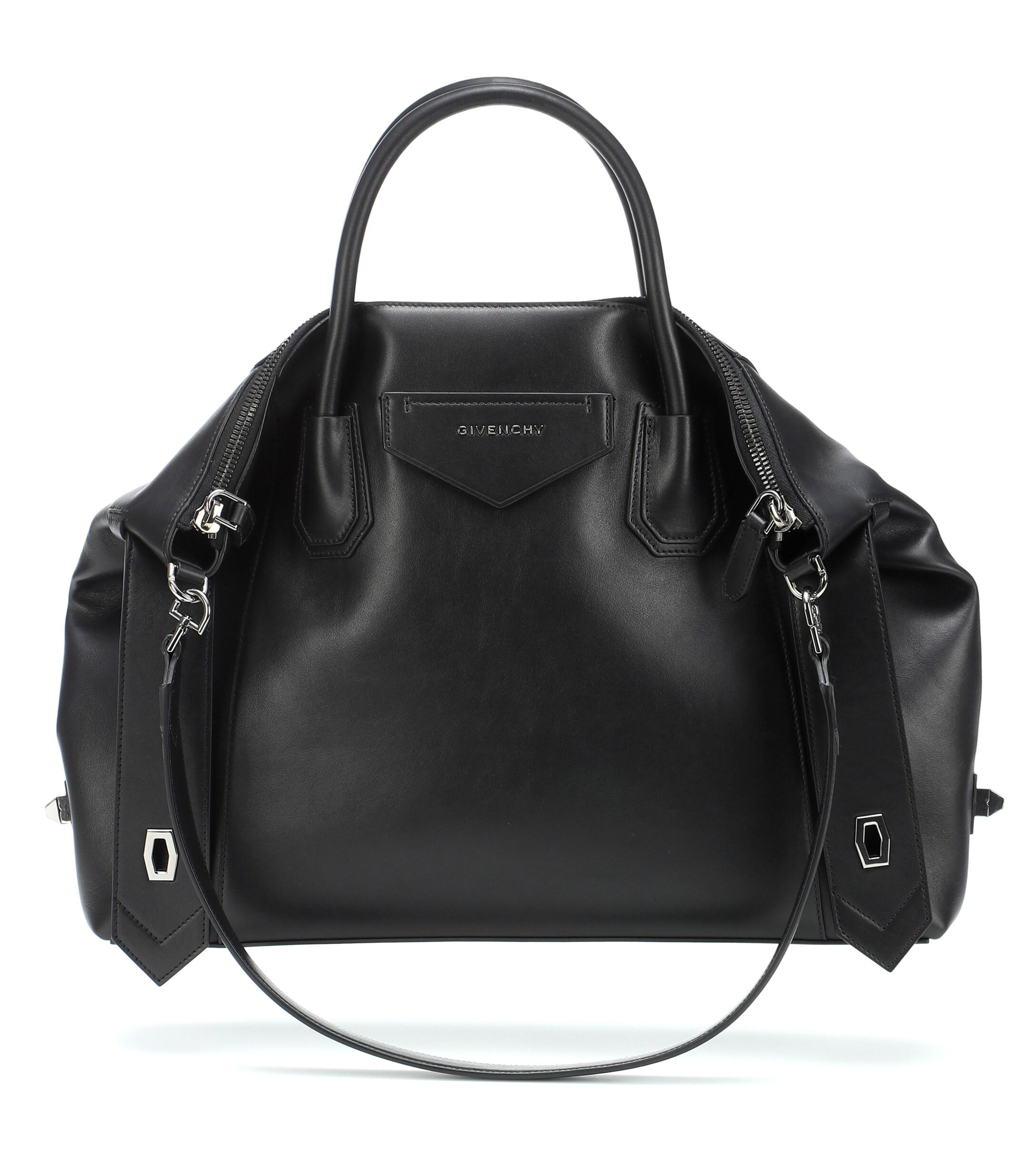 Givenchy Antigona Soft Medium Leather Tote in Black - Lyst