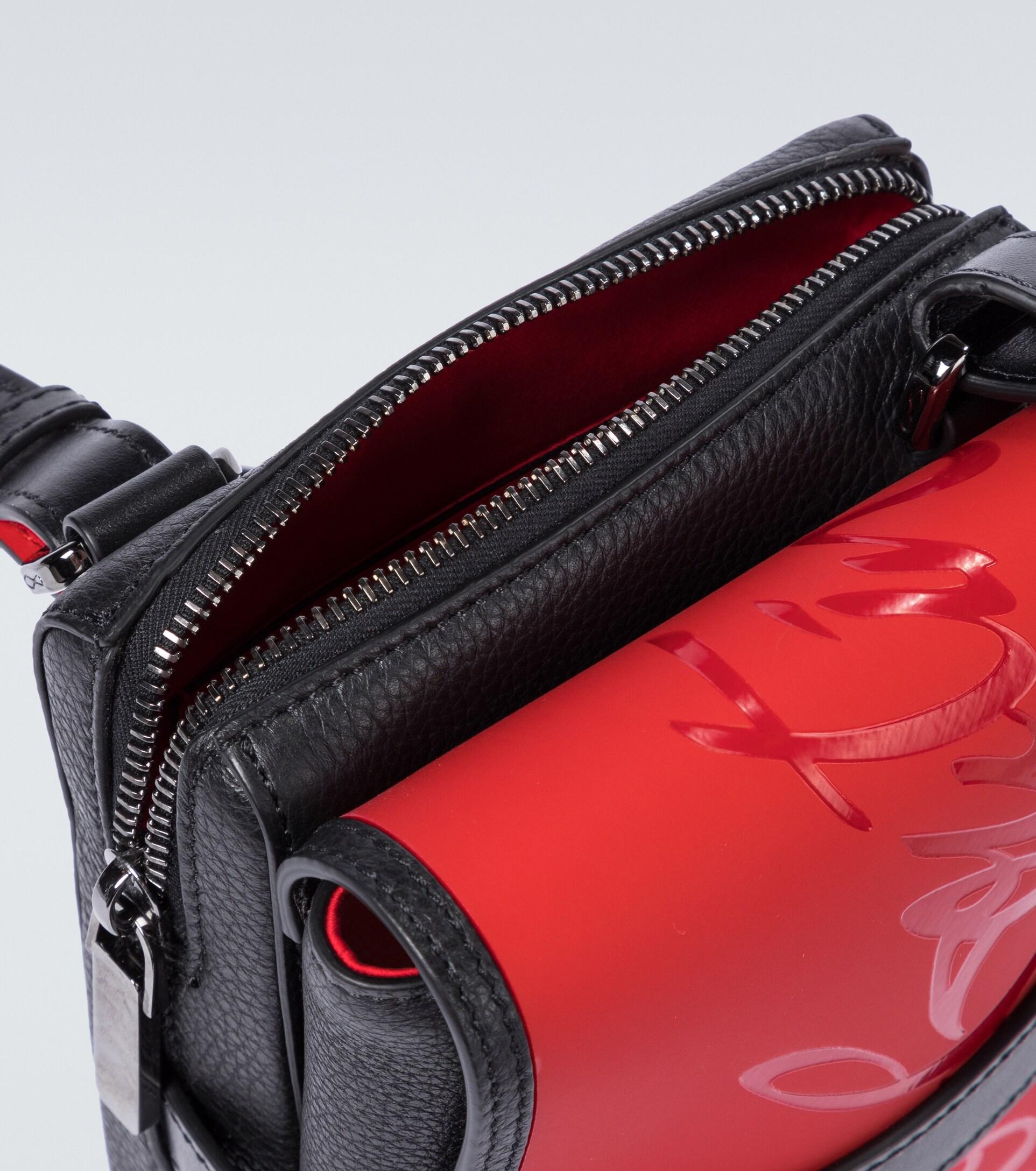 Christian Louboutin Benech Reporter Sneaker Sole Bag in Red