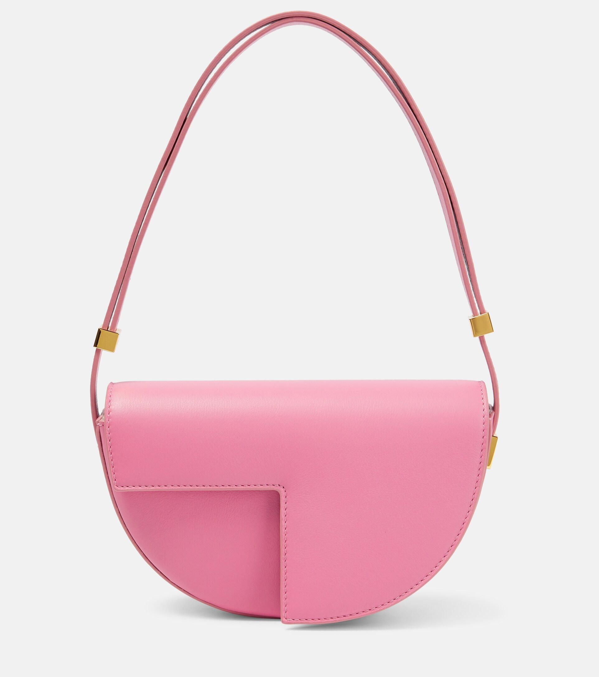 Patou Le Petit Small Leather Crossbody Bag in Pink | Lyst