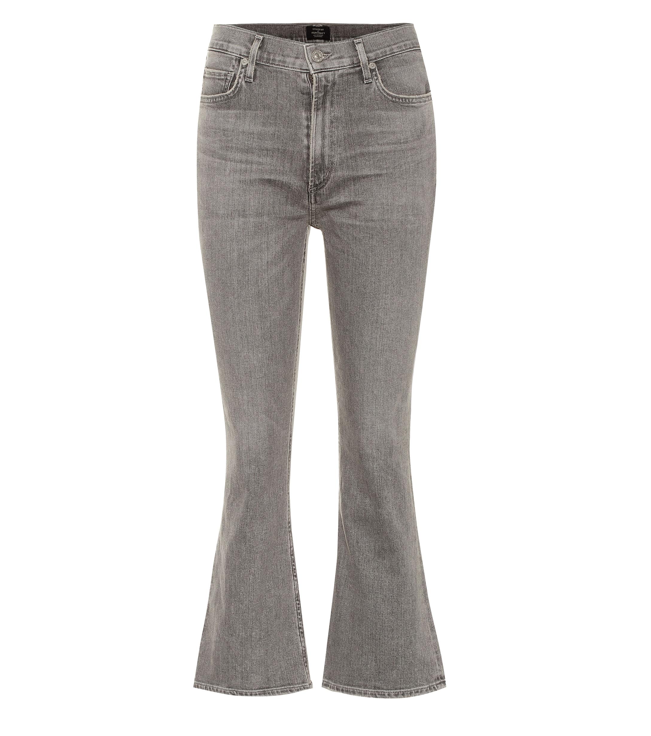 Citizens of Humanity Denim Demy High-rise Cropped Jeans in Grey (Gray ...