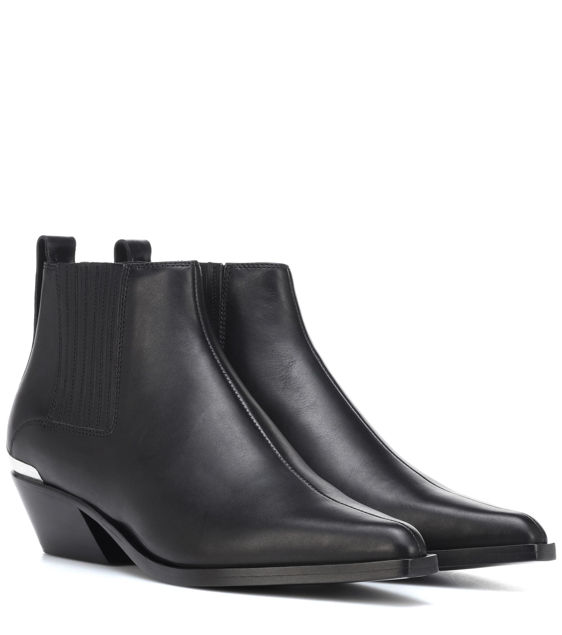 Rag & Bone Westin Leather Ankle Boots in Black - Lyst