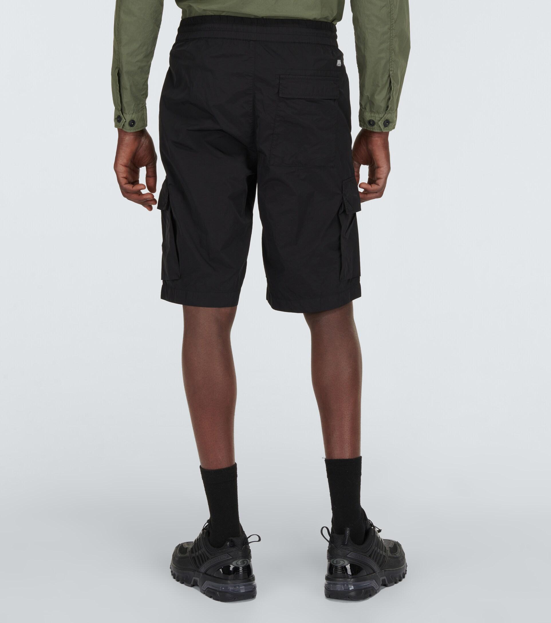 C.P. Company Chrome-r Cargo Shorts in Black for Men | Lyst