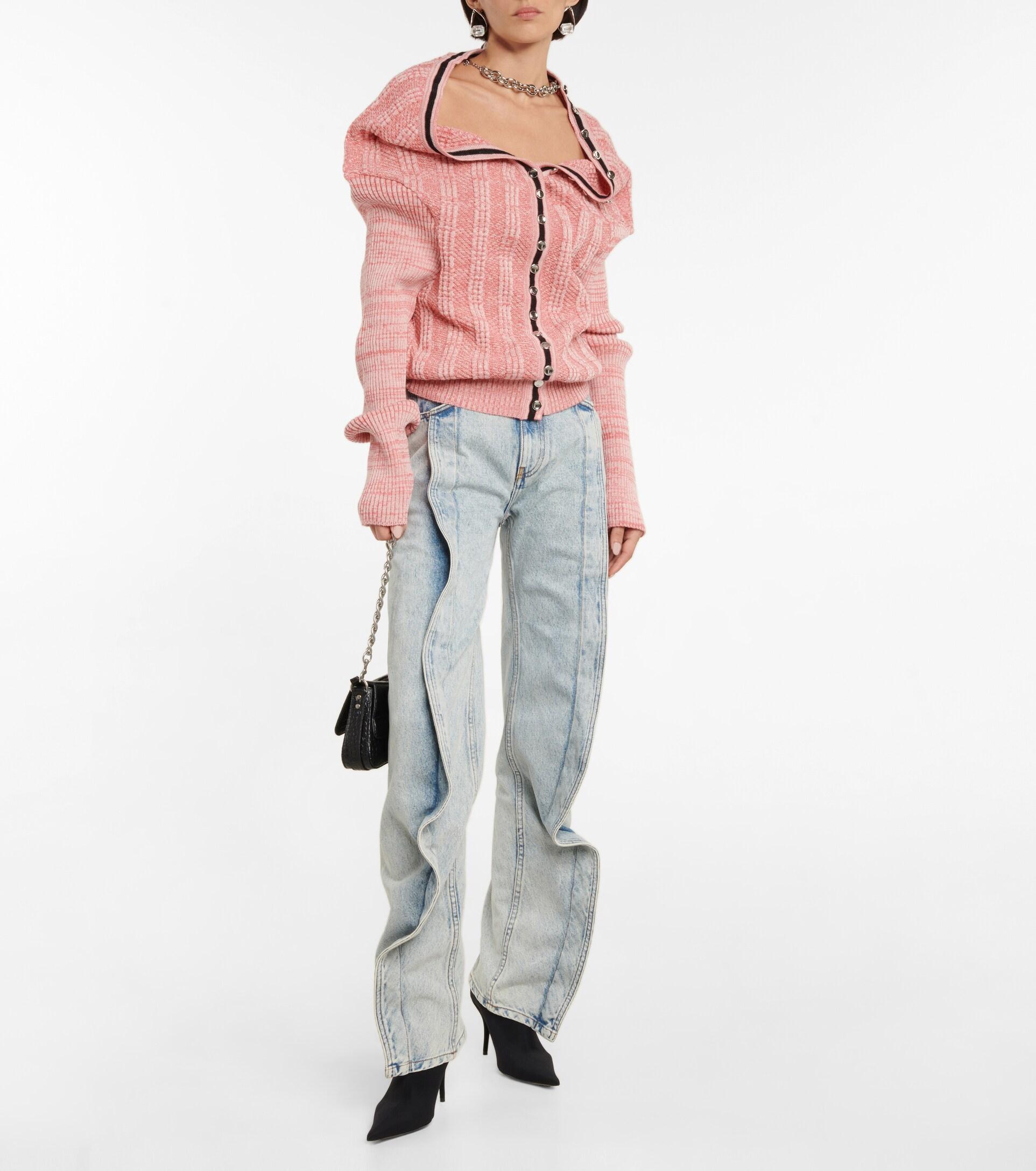 y-project-PINK-Necklace-Wool- 