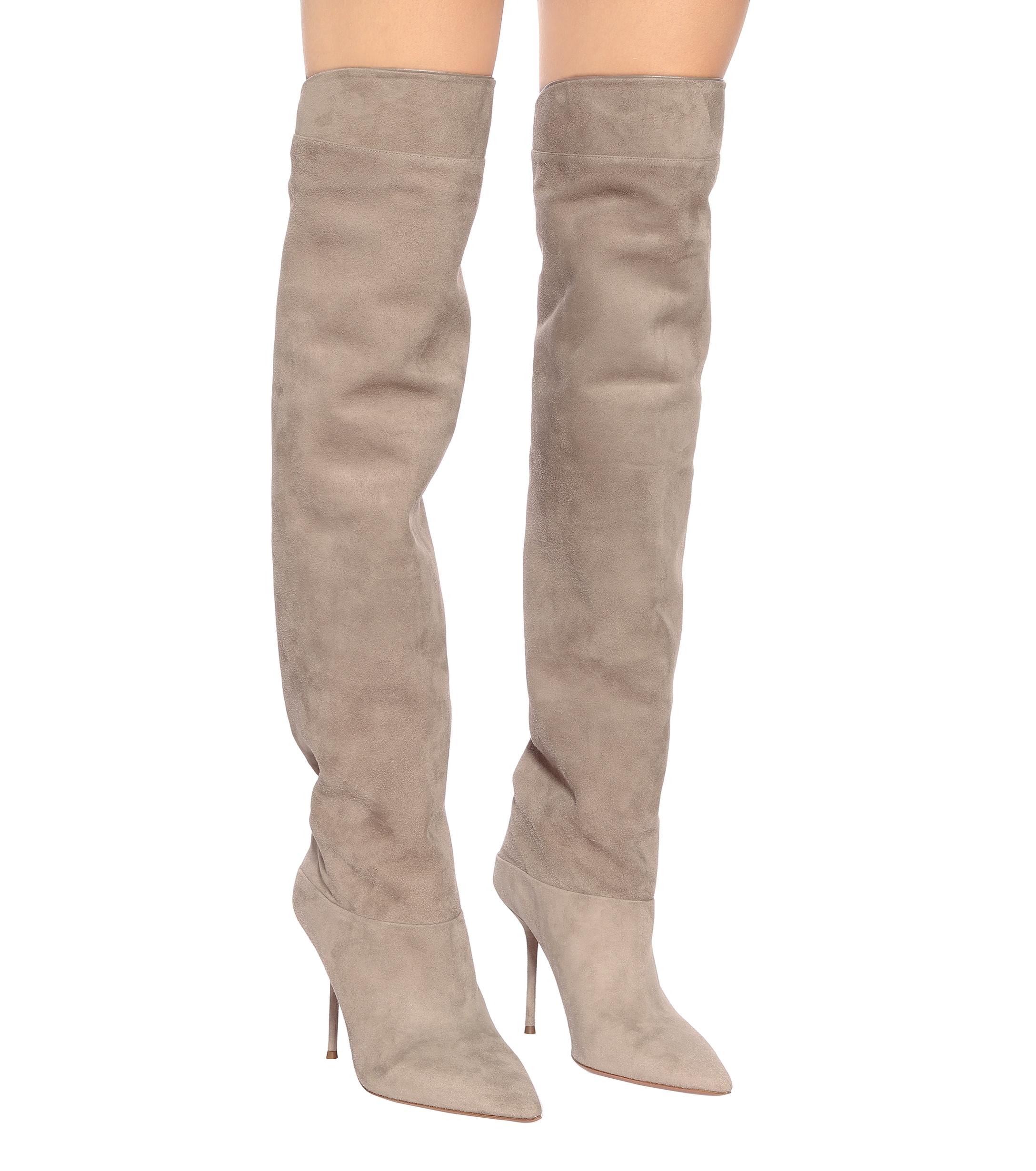 aquazzura over the knee boots