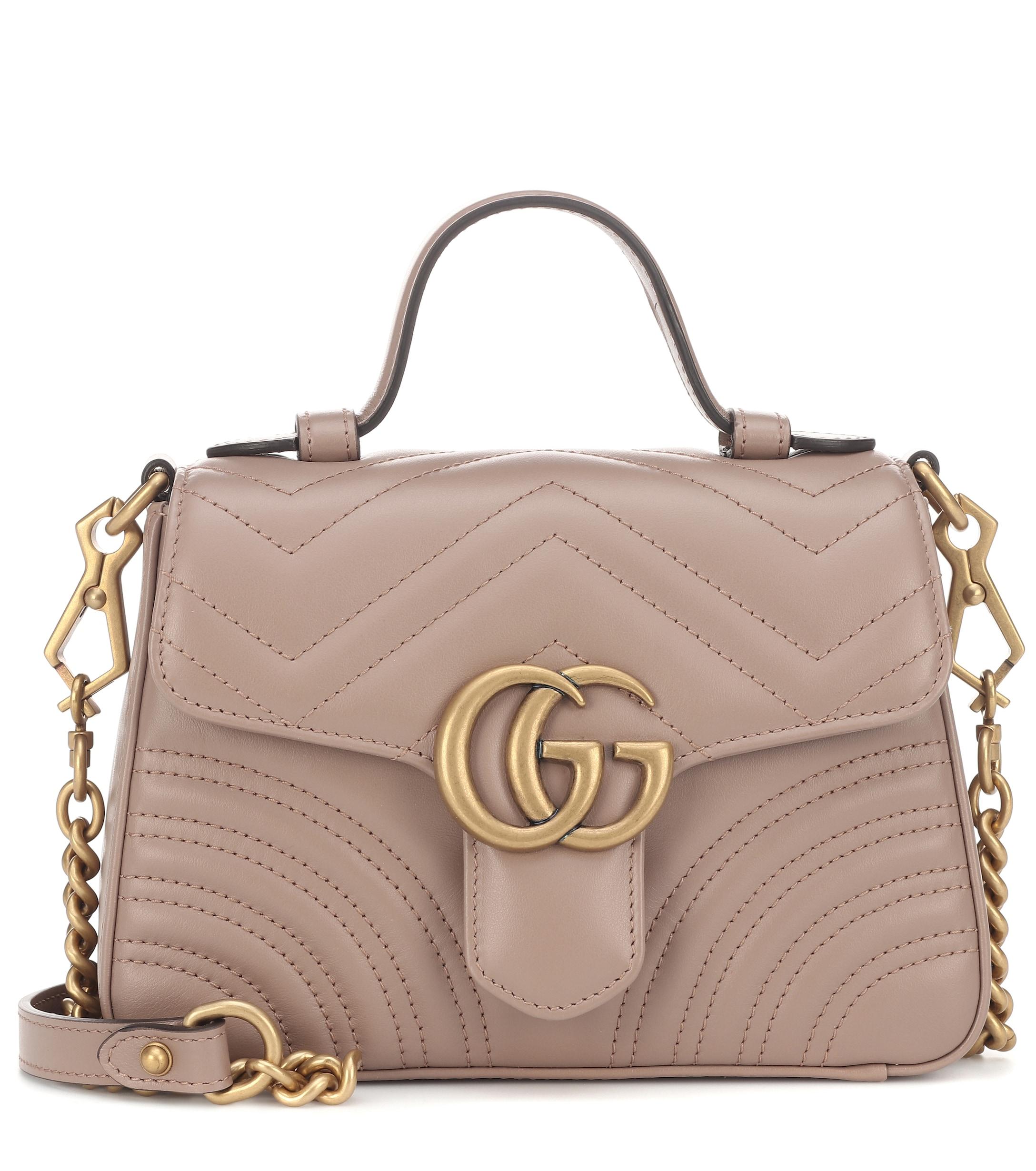 Gucci GG Marmont Mini Shoulder Bag in Beige (Natural) Save 10 Lyst