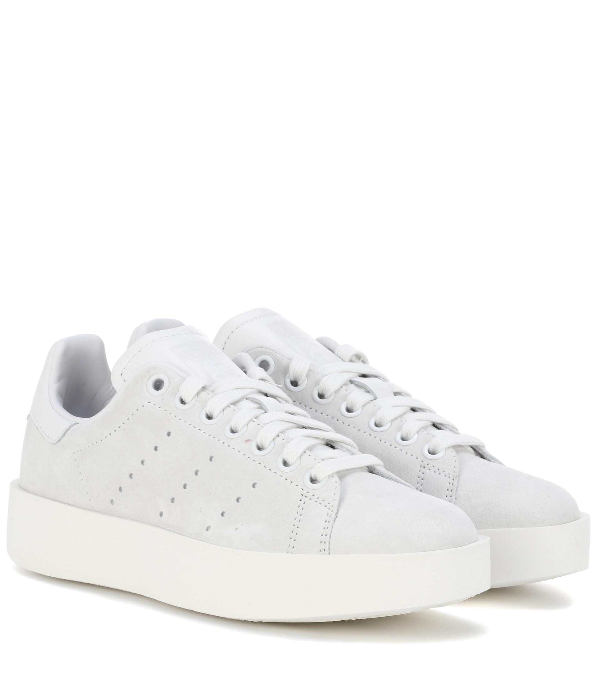 stan smith bold en daim noir