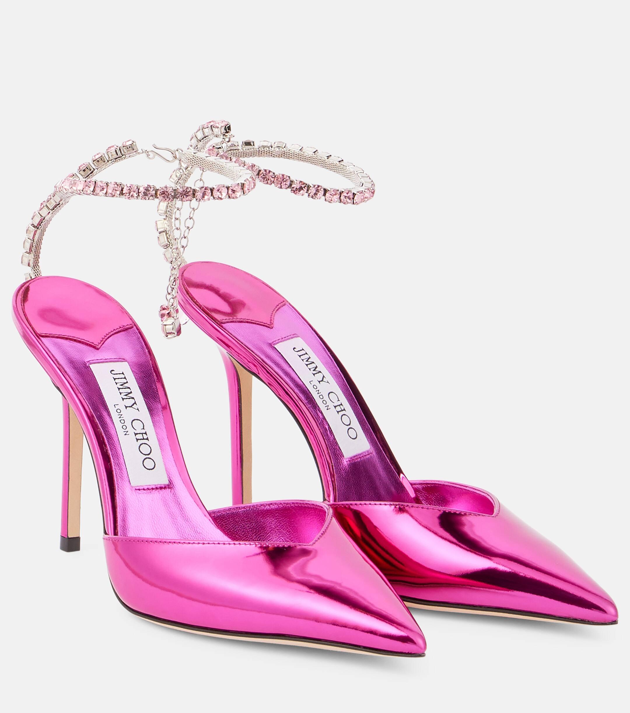 Jimmy choo pink shoes deals