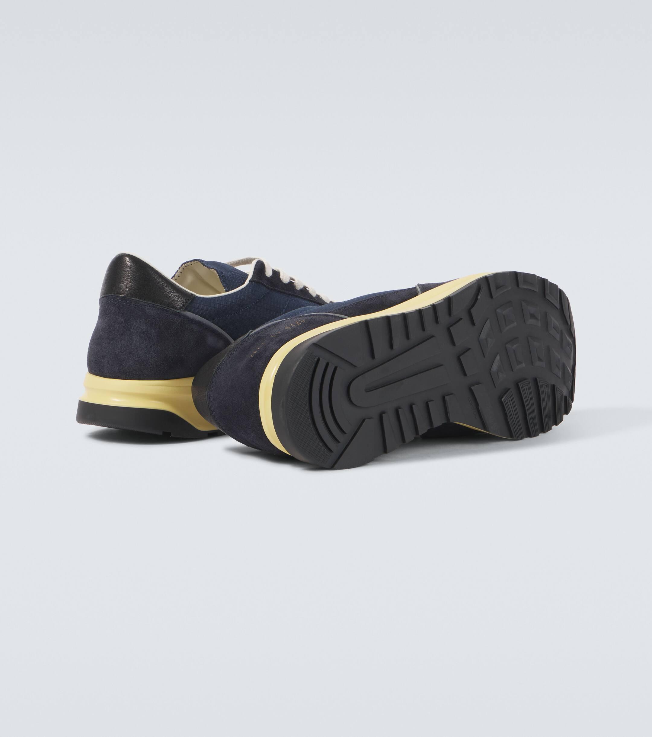 Common Projects Track Classic Suede Trimmed Sneakers in Blue for Men Lyst UK