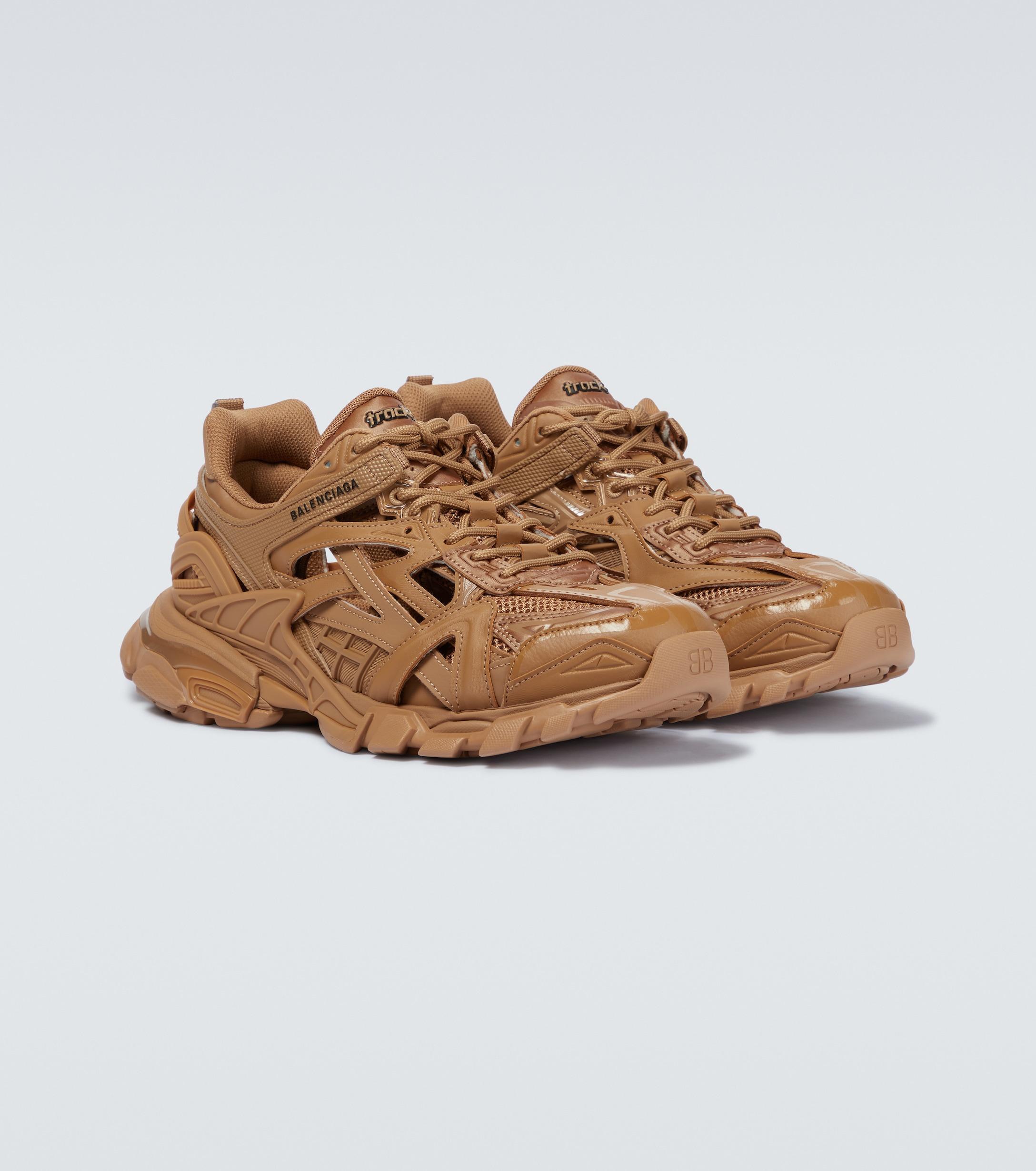 Balenciaga Track.2 Open Sneakers in Brown for Men | Lyst