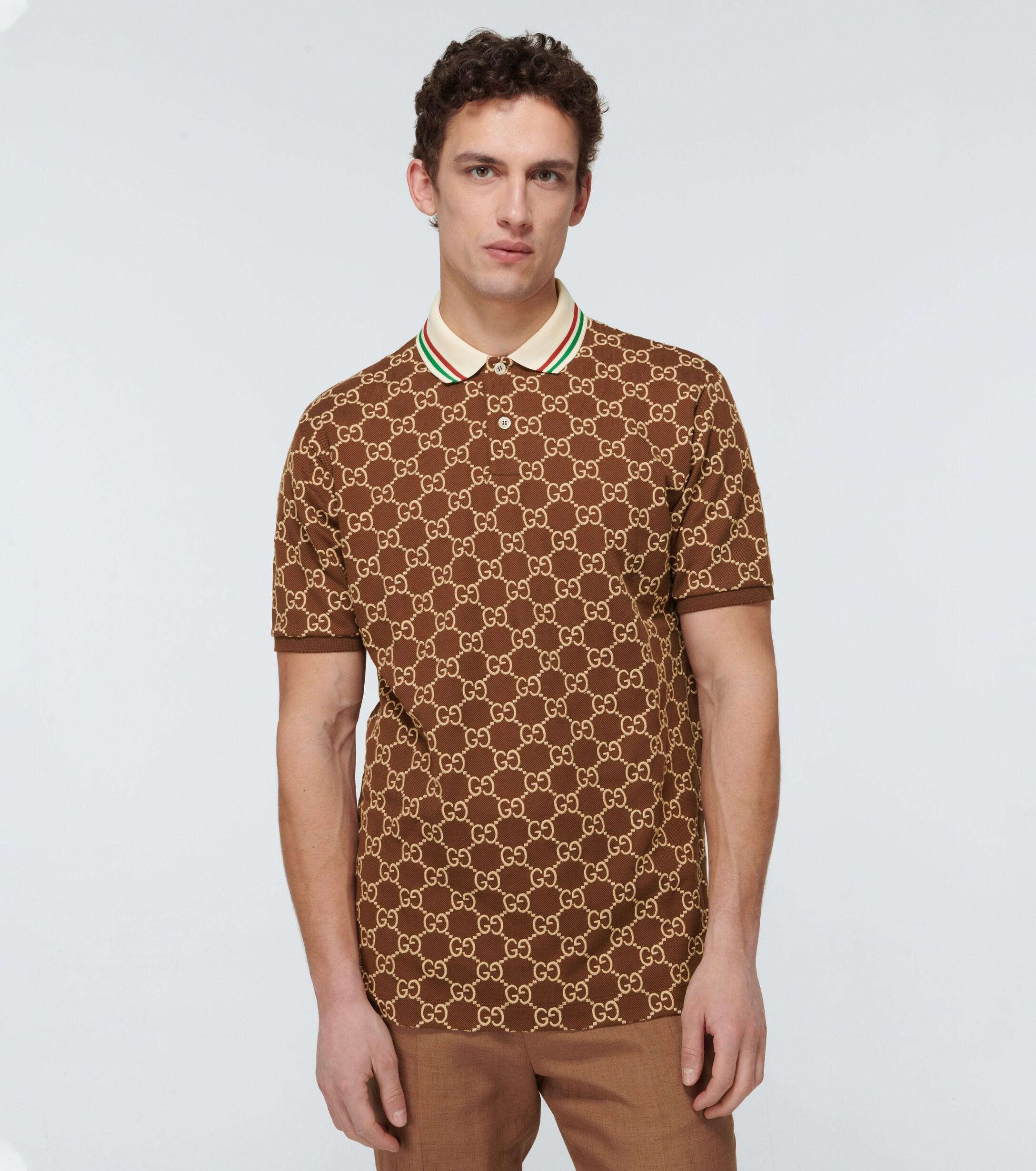 gucci brown polo