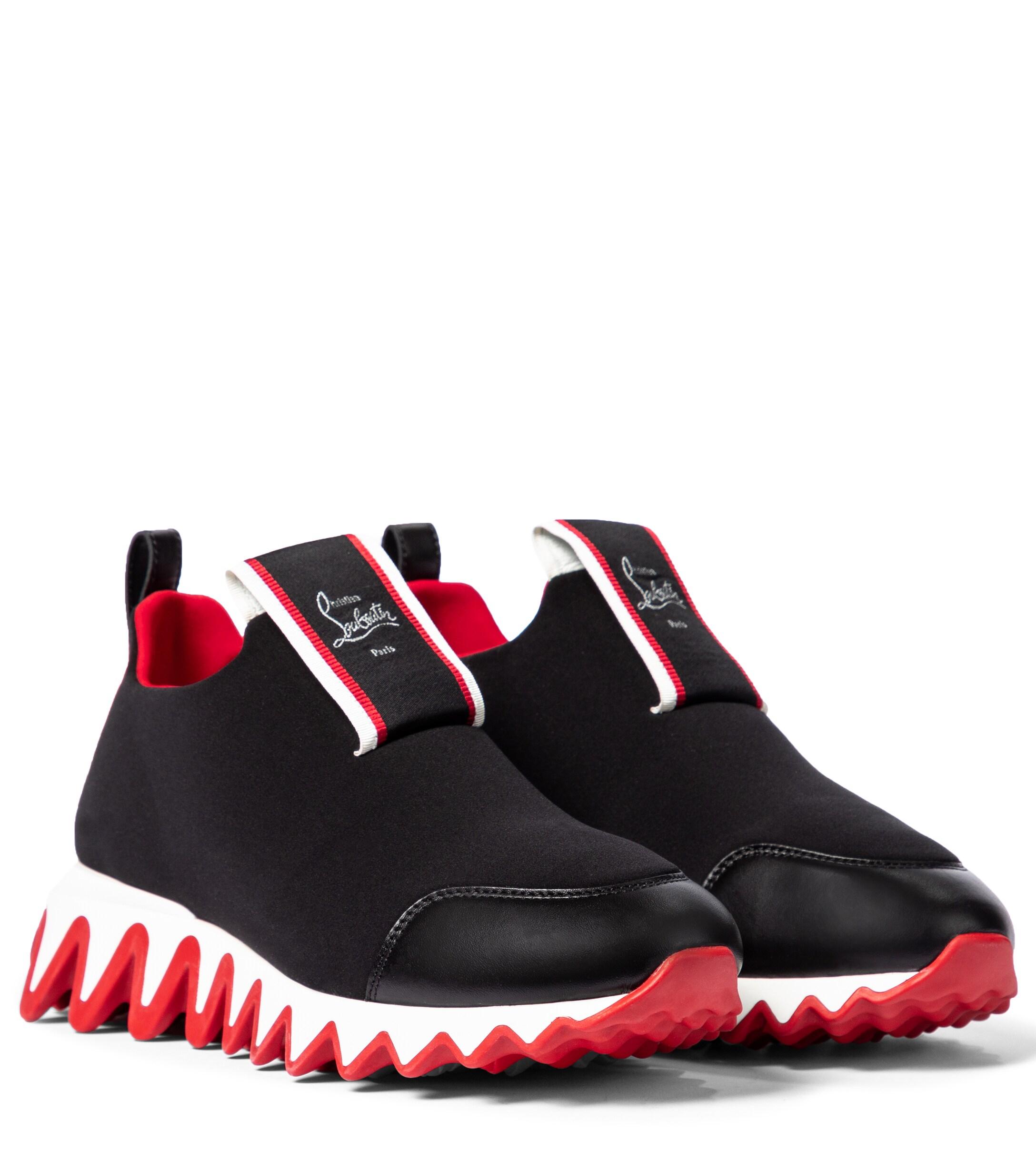 Christian Louboutin Tiketa Run Sneakers in Black | Lyst