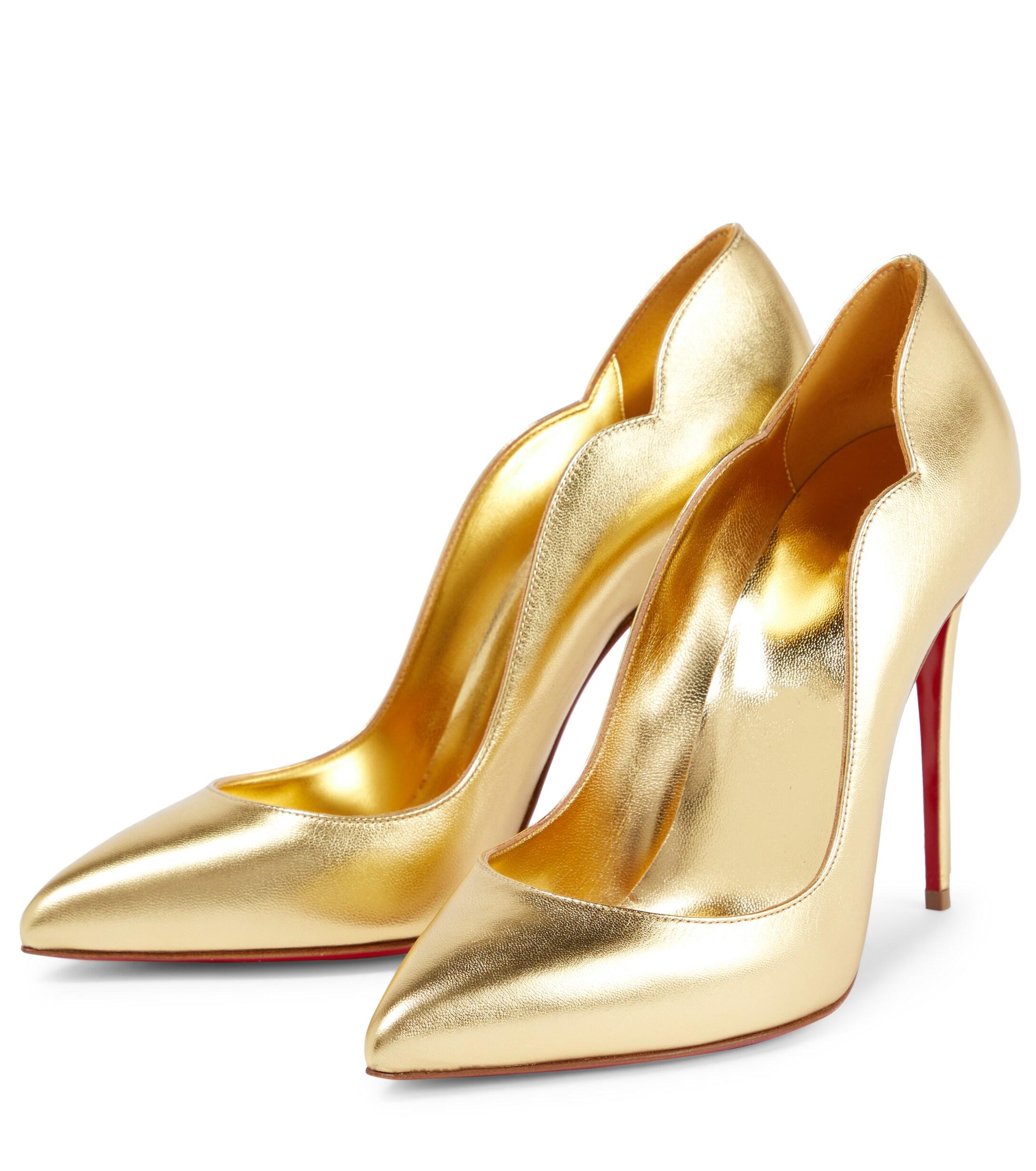 New Christian Louboutin HOT CHICK 100 Glitter 37 Heel Bride Wedding Shoes  $795