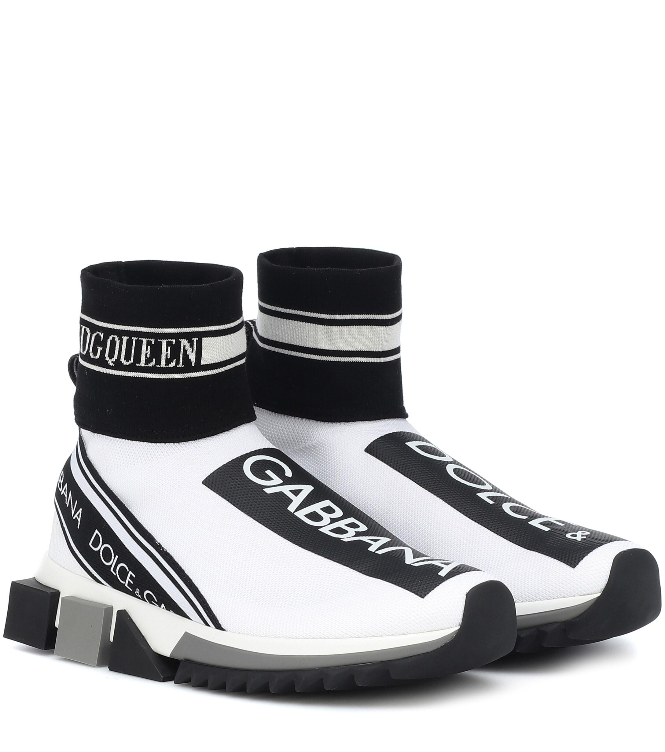 Dolce & Gabbana Sorrento High Top Sneakers in White - Lyst